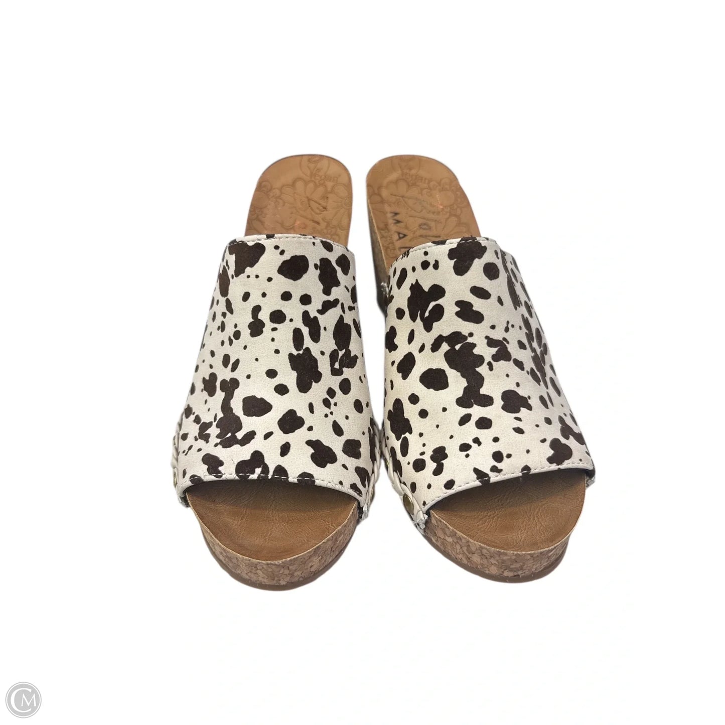 Sandals Heels Block By Blowfish In Animal Print, Size: 9