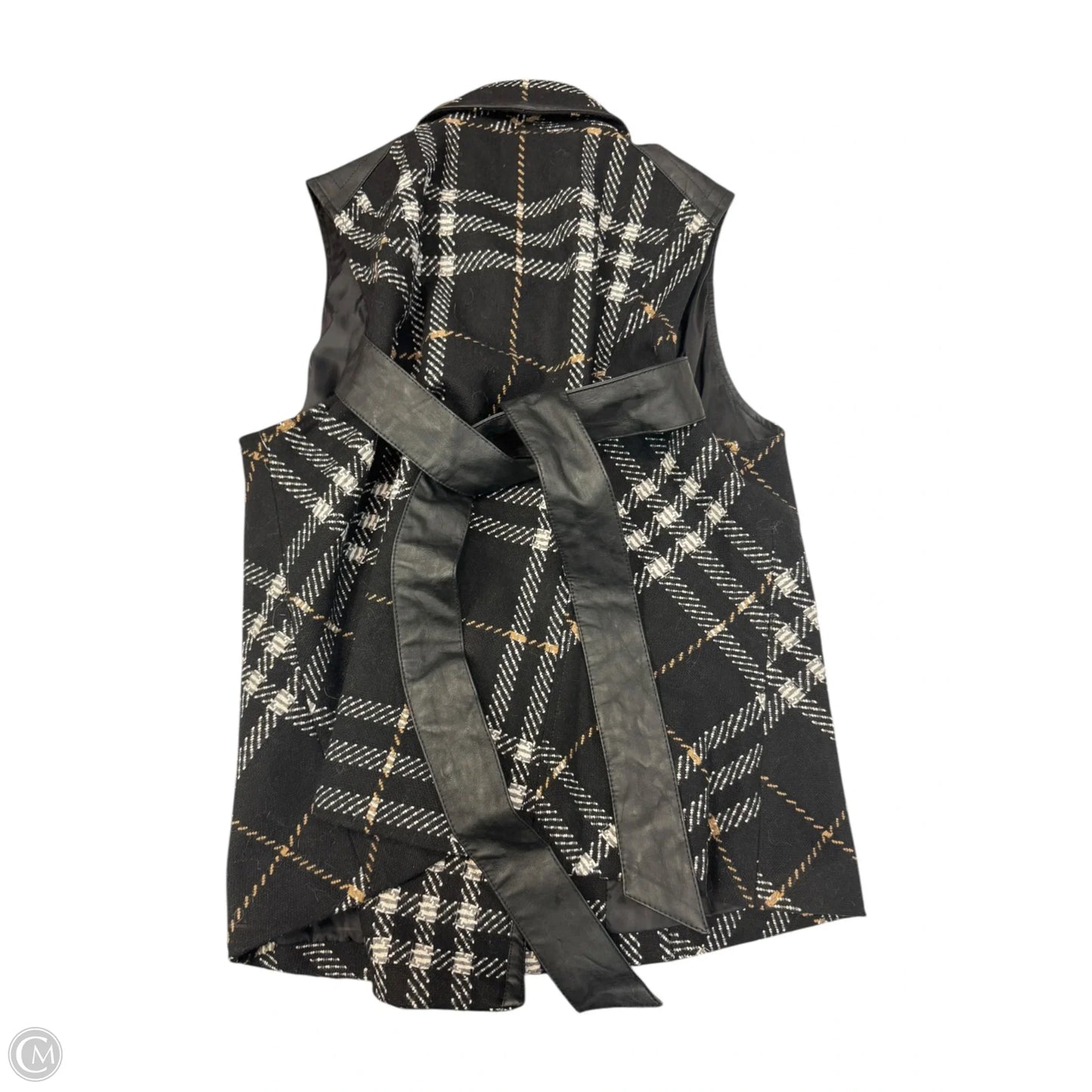 Vest Other By Cabi In Black & Brown, Size: L
