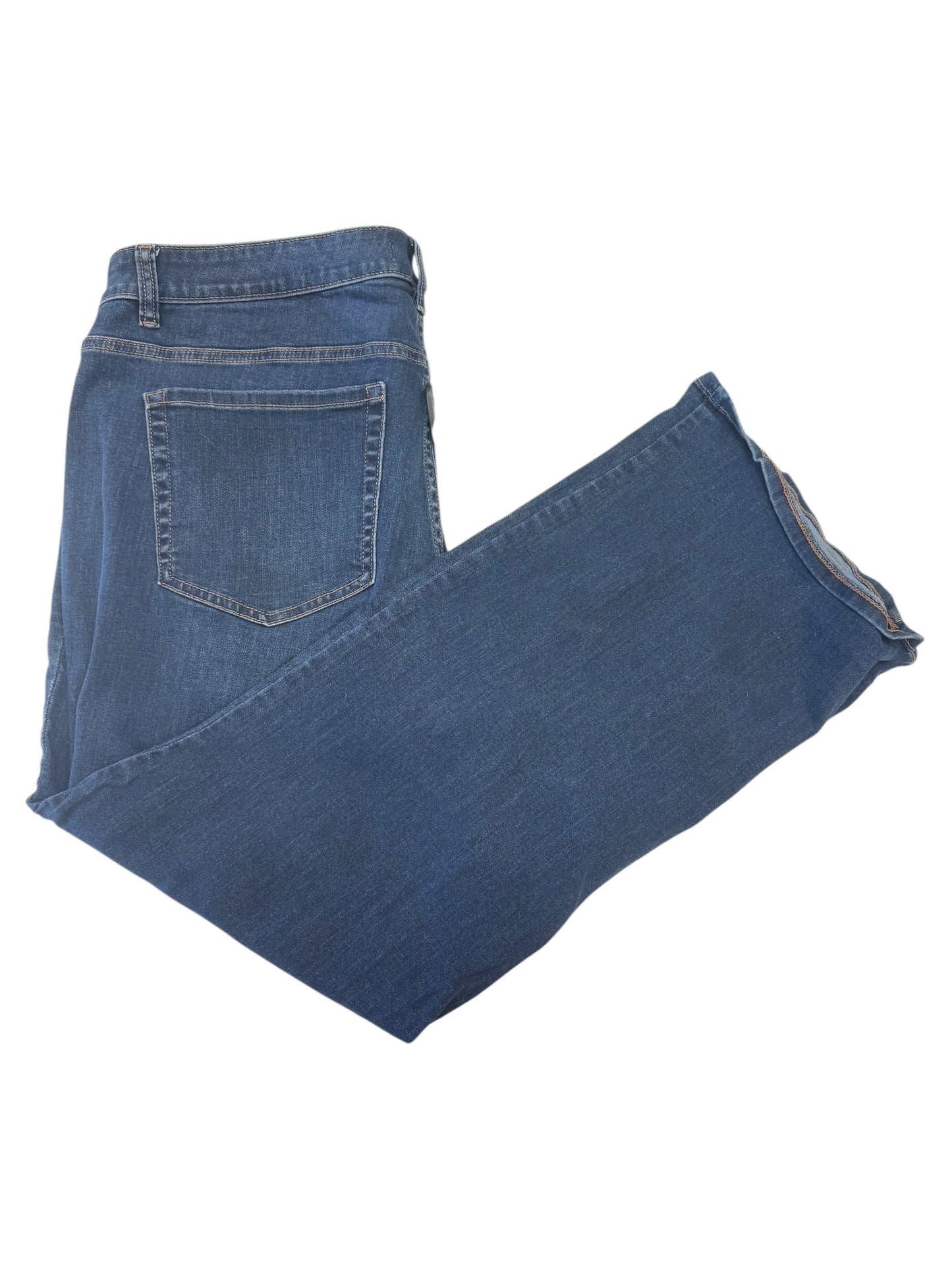 Jeans Wide Leg By Lane Bryant In Blue Denim, Size: 22
