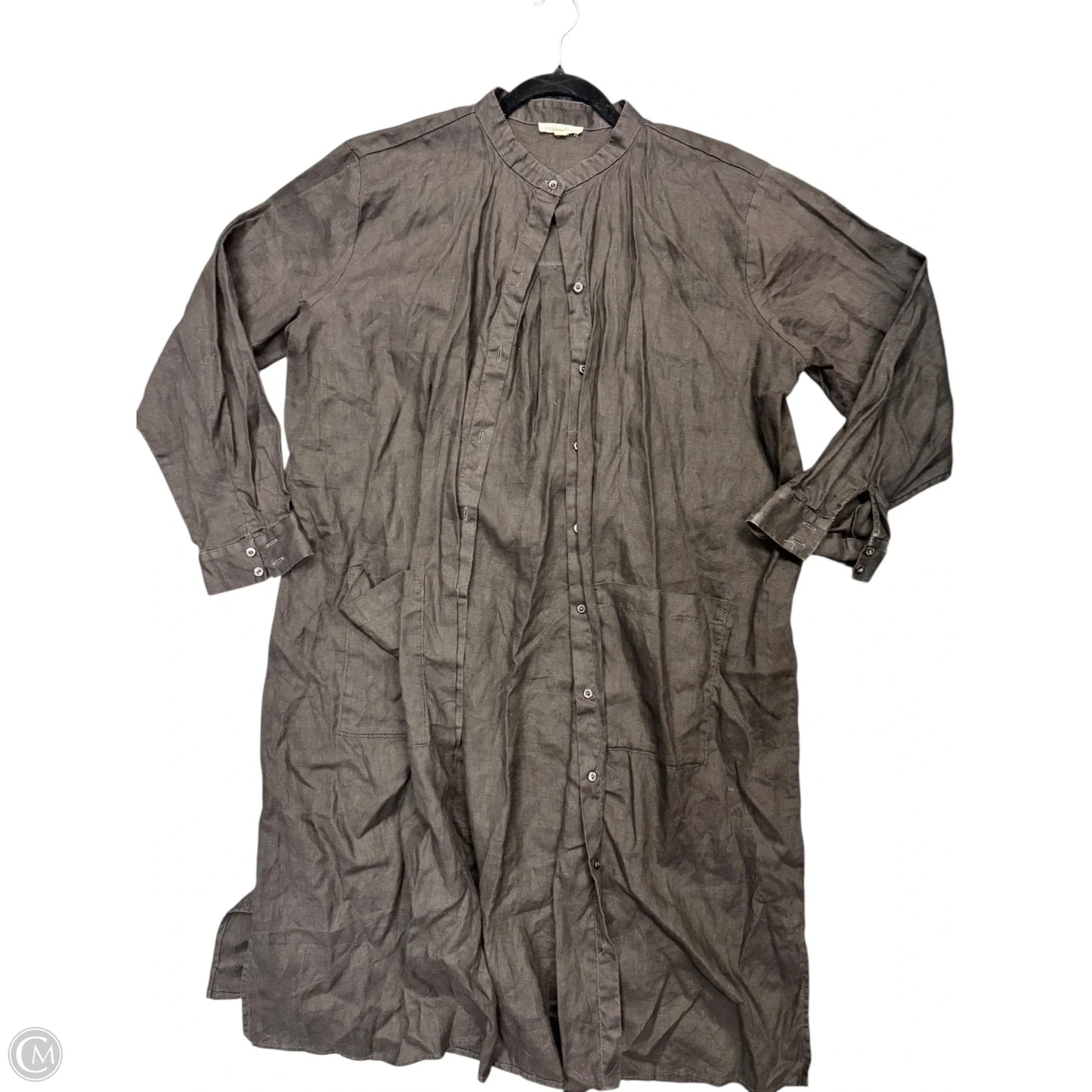 Dress Casual Maxi By Eileen Fisher In Brown, Size: 14