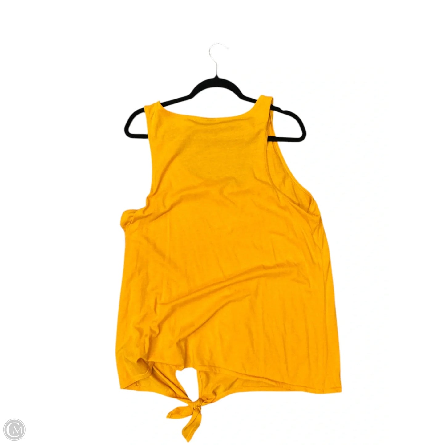 Top Sleeveless By Torrid In Yellow, Size: 1x