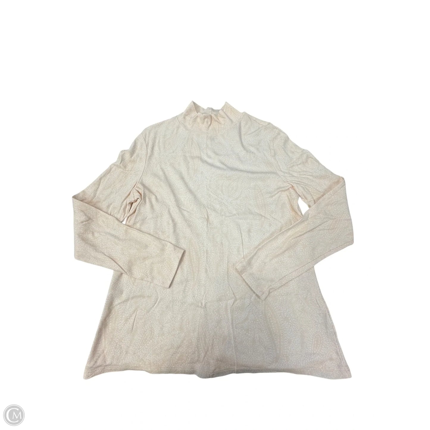 Top Long Sleeve By Croft And Barrow In Pink, Size: L