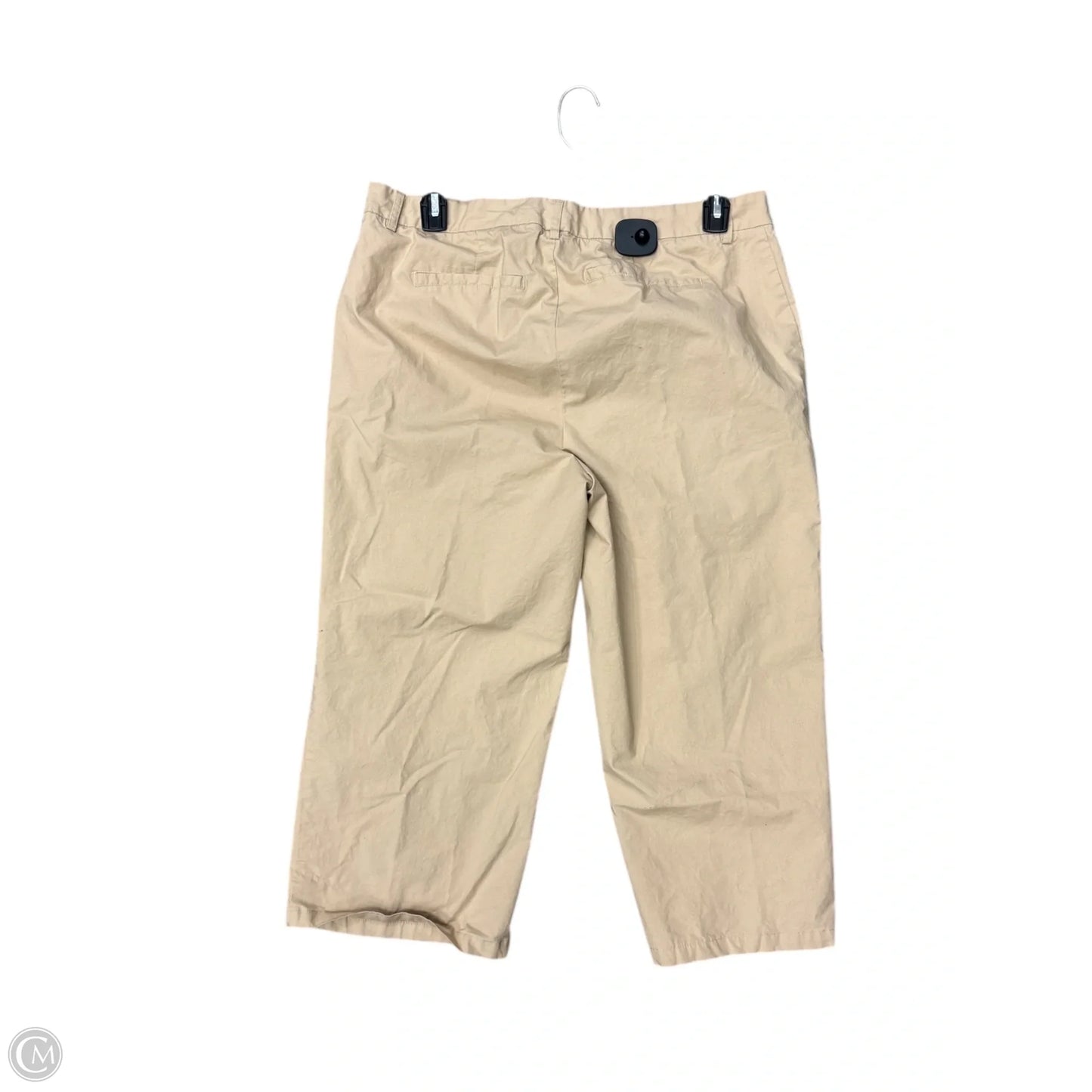 Capris By Jessica London In Tan, Size: 14