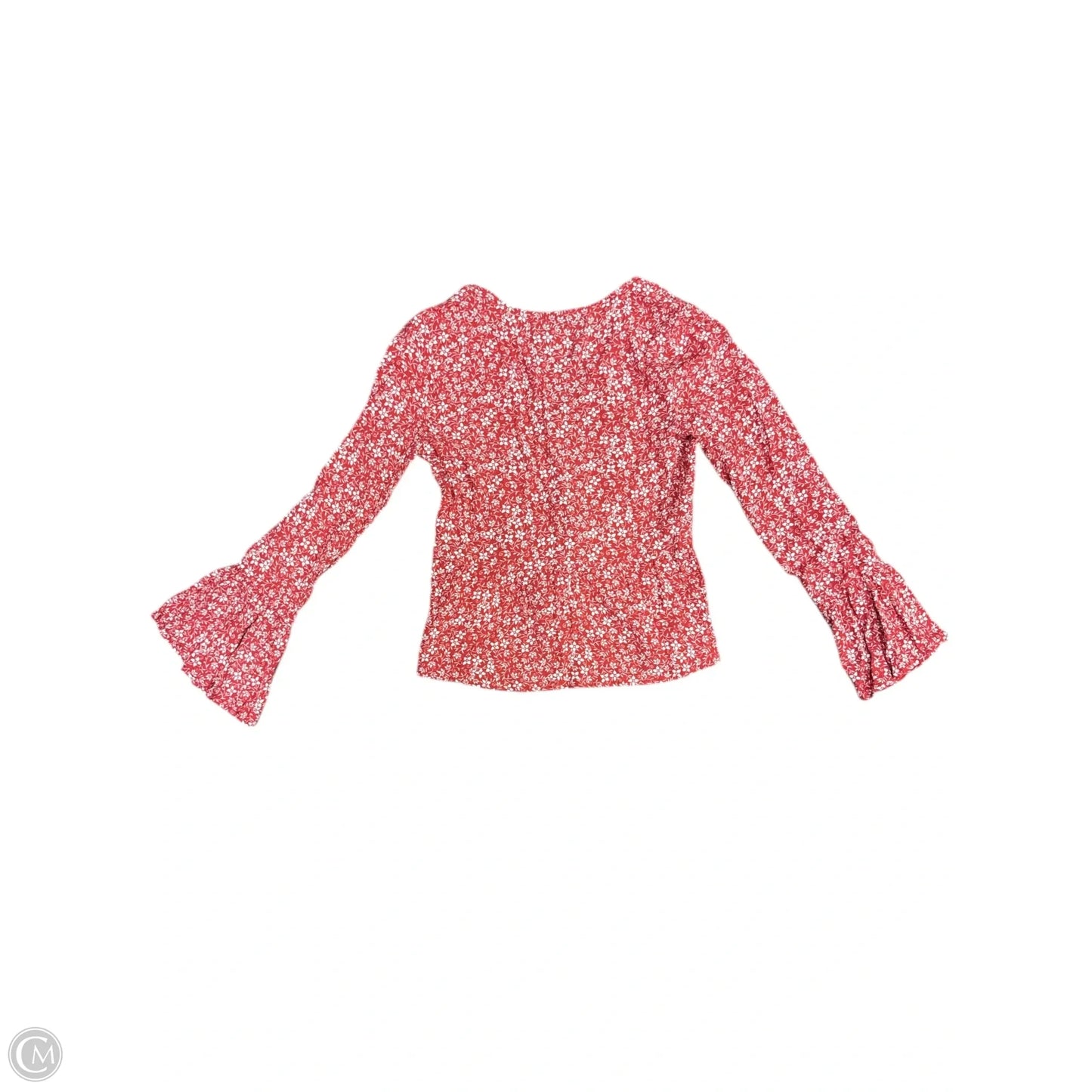 Top Long Sleeve By Francesca's In Red, Size: S