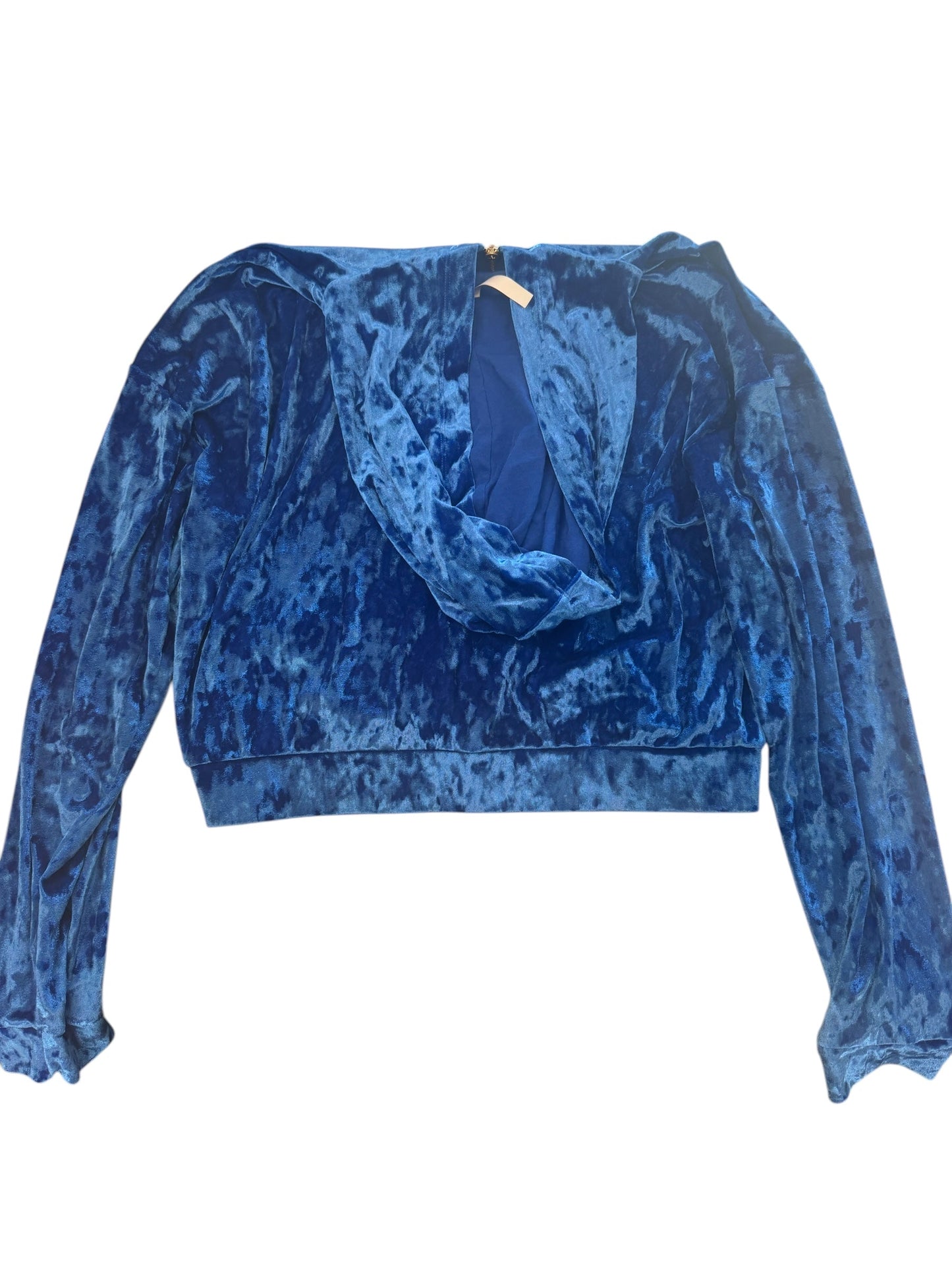 Sweatshirt Hoodie By Fabletics In Blue, Size: M