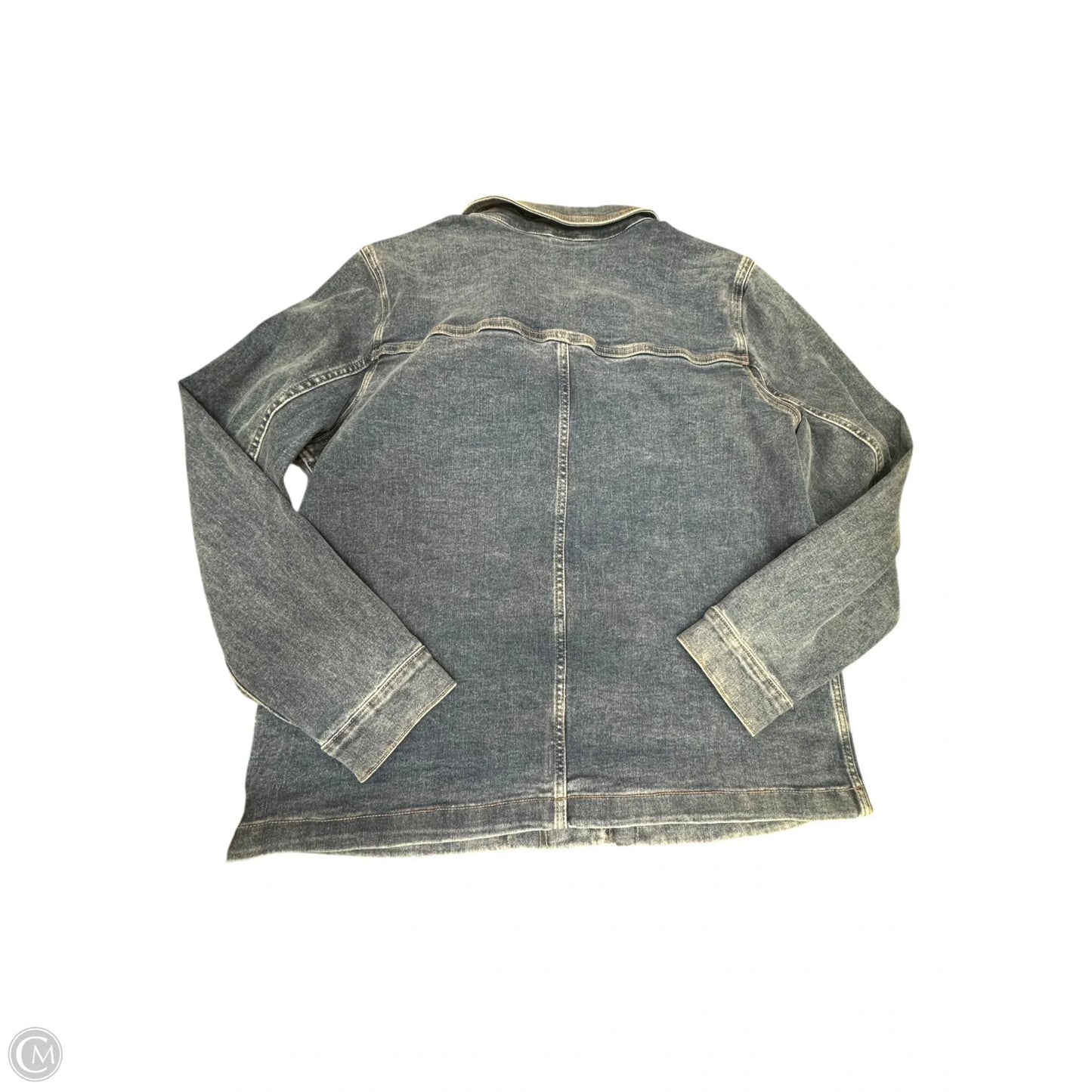 Jacket Denim By Christopher And Banks In Blue Denim, Size: Xl