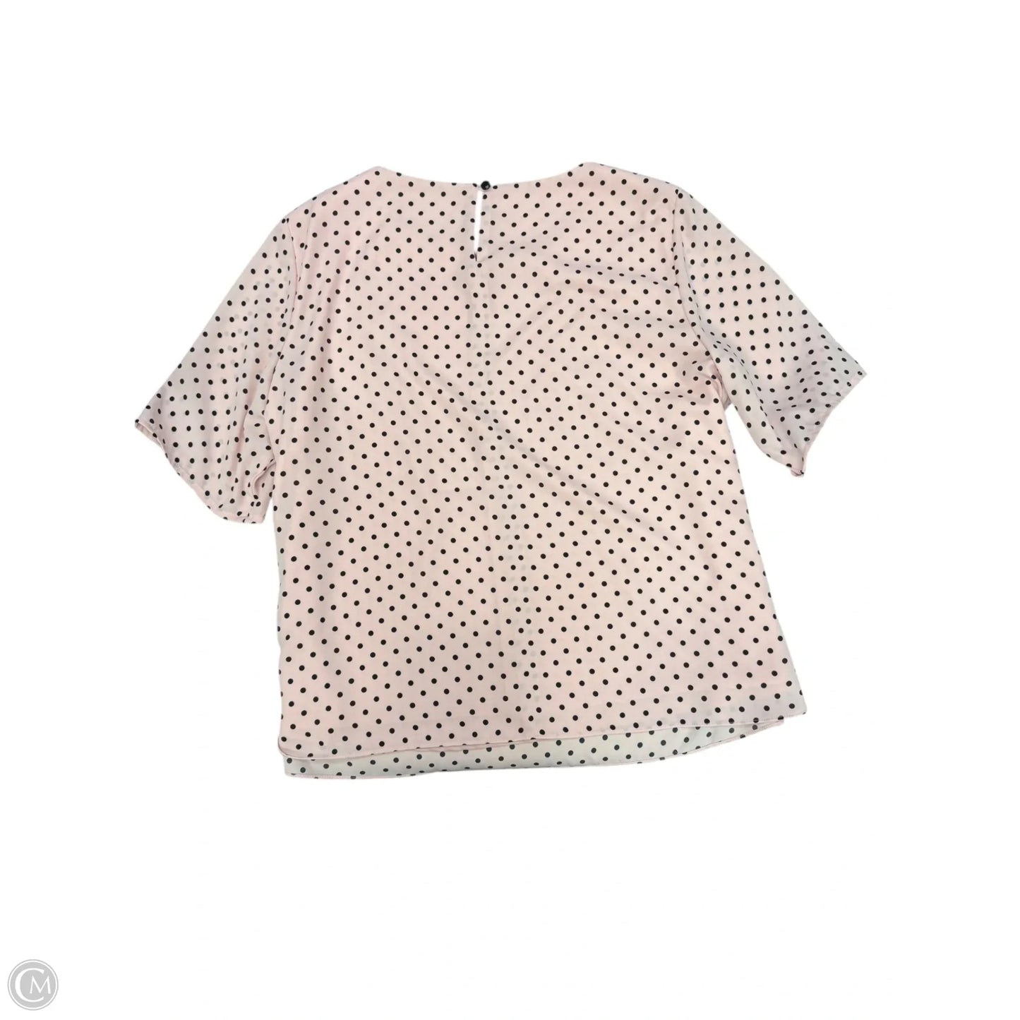 Top Short Sleeve By Black Label In Pink, Size: Xl