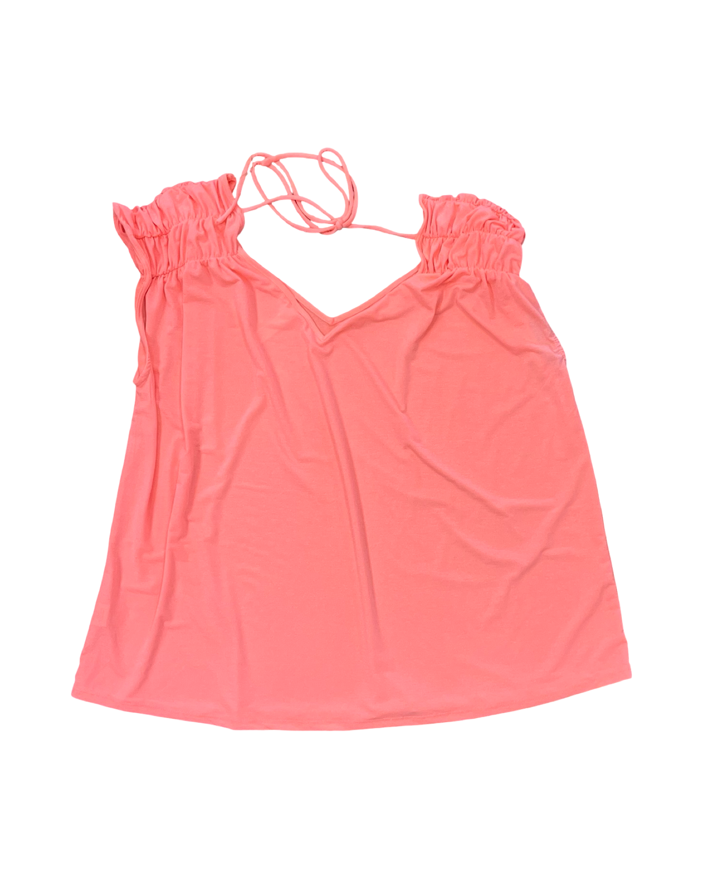Top Sleeveless By Dear Scarlett In Orange, Size:L
