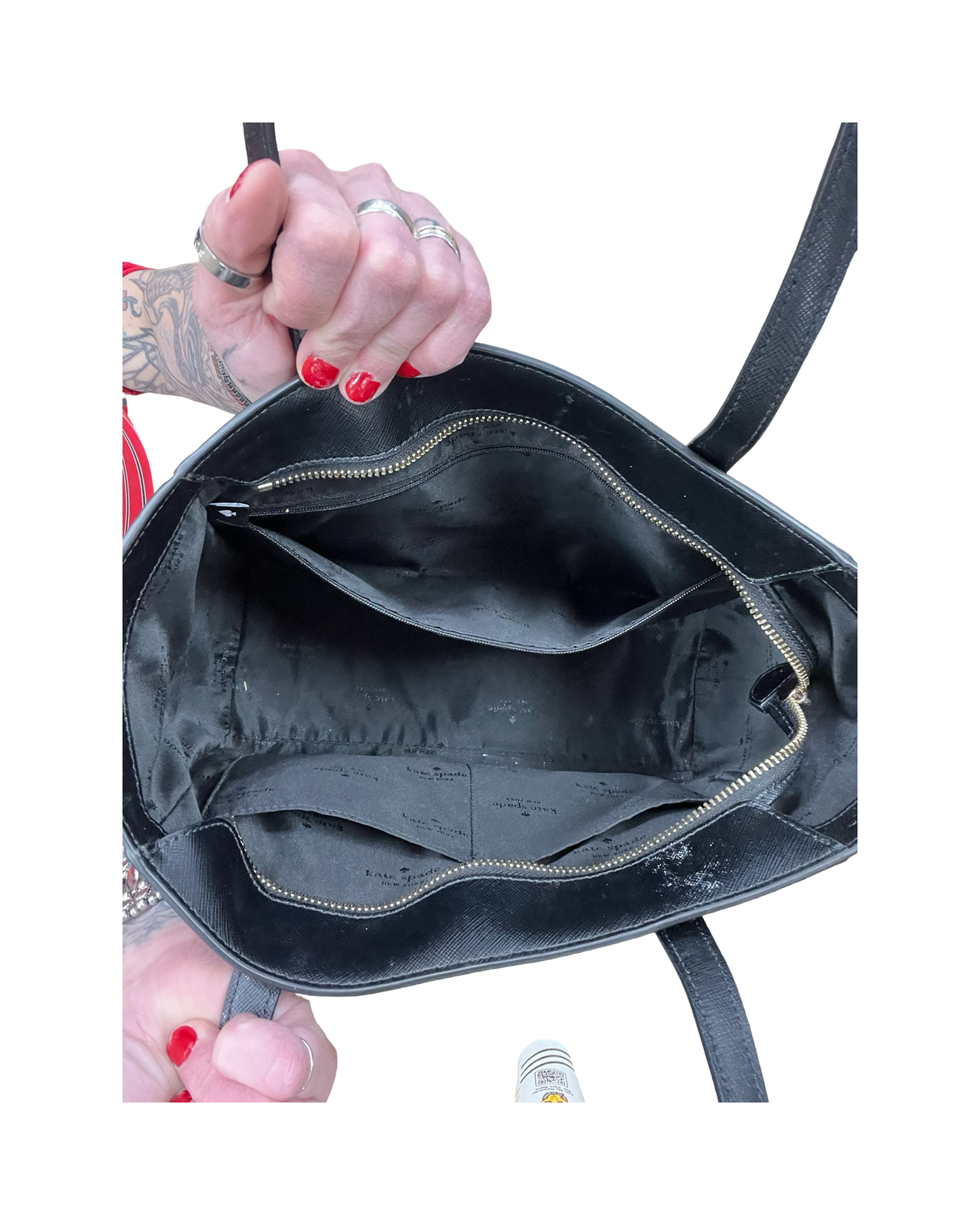 Handbag Designer By Kate Spade In Black, Size:Medium