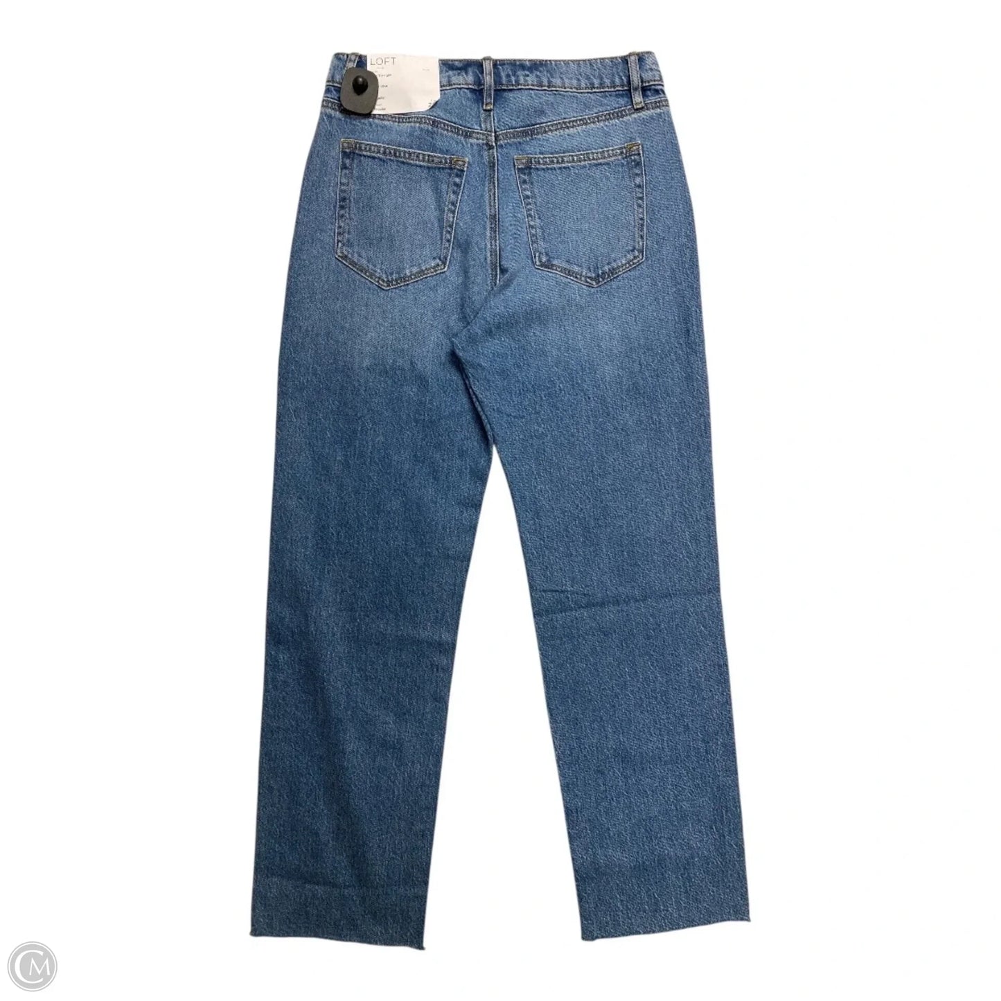 Jeans Wide Leg By Loft In Blue Denim, Size: 6