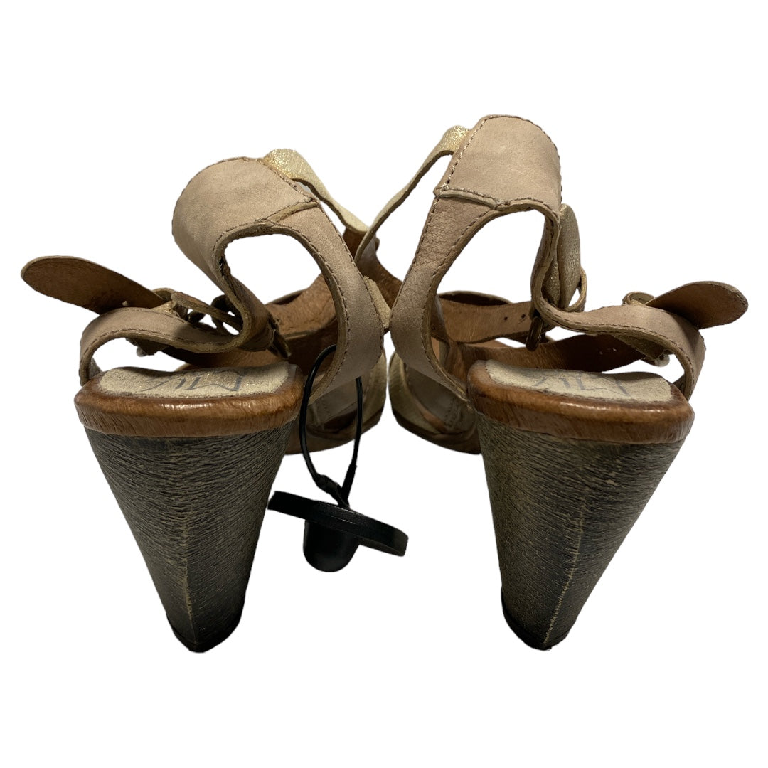 Sandals Heels Block By Miz Mooz Size: 7.5