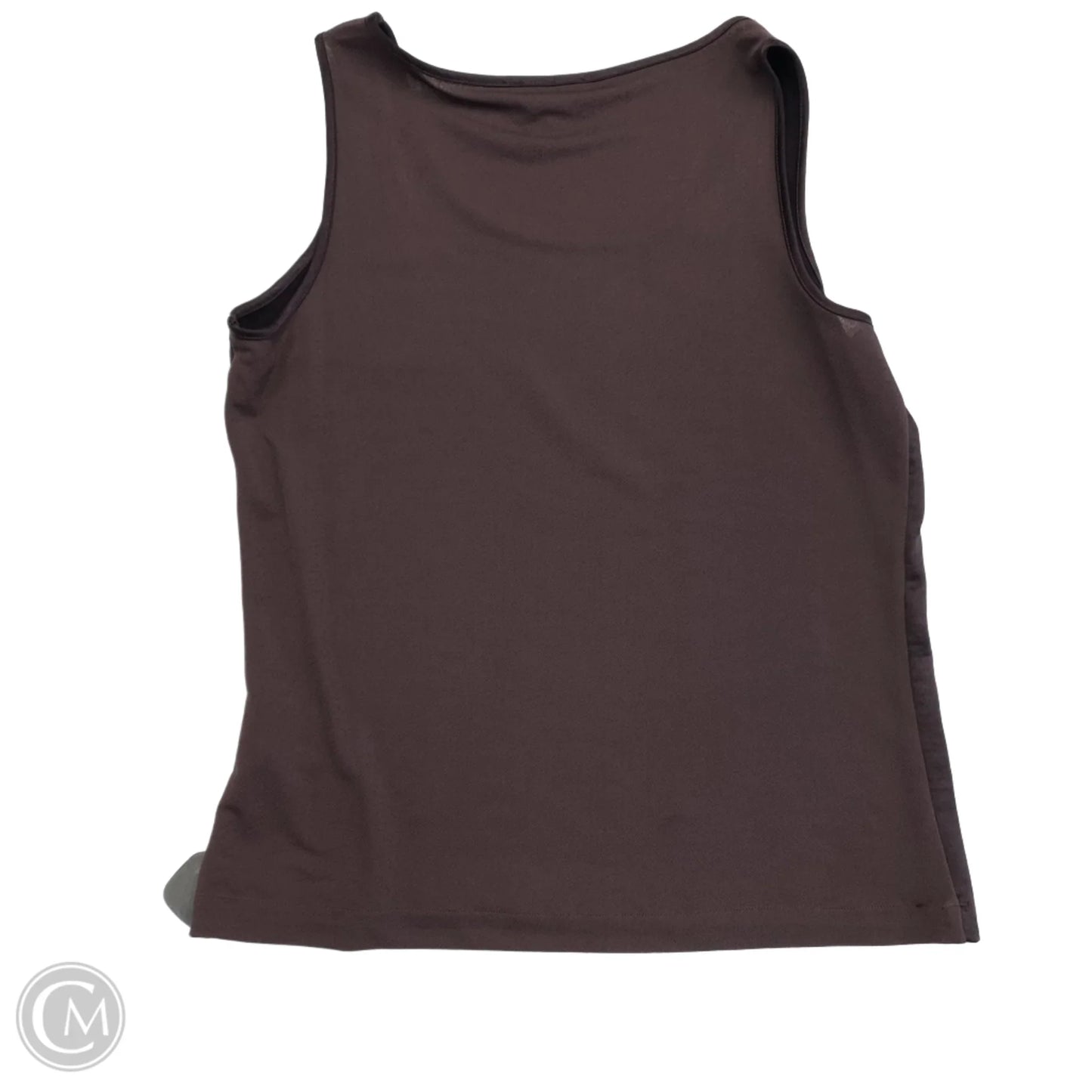 Top Sleeveless Designer By Donna Karan In Brown, Size: Xs