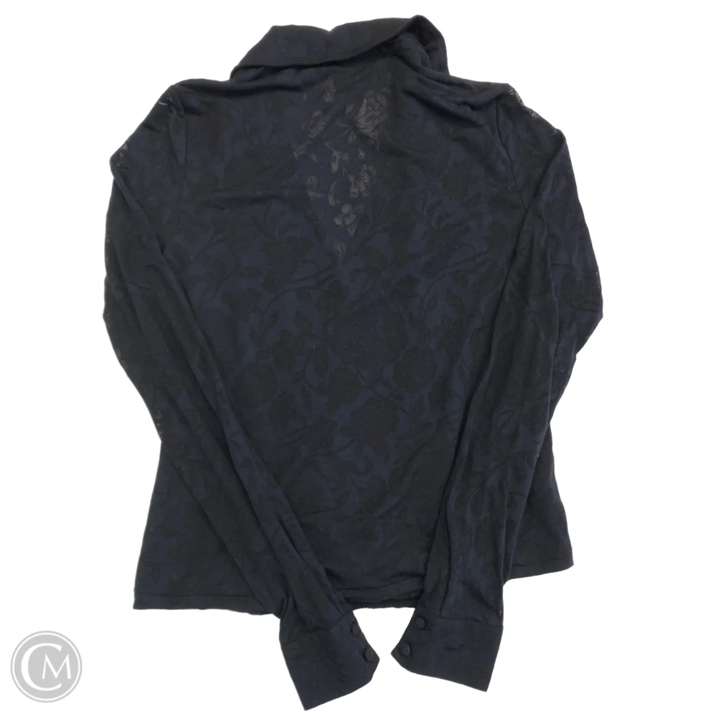 Top Long Sleeve By Maeve In Black, Size: S