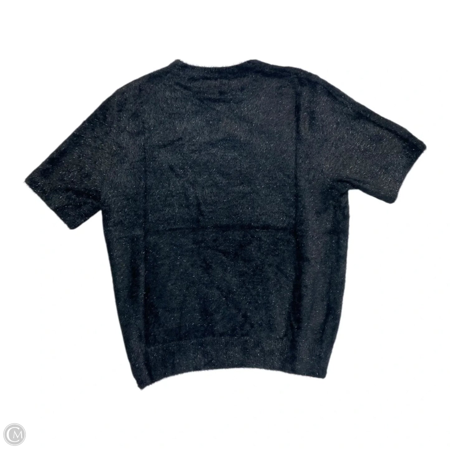 Sweater Short Sleeve By J. Crew In Black, Size: M