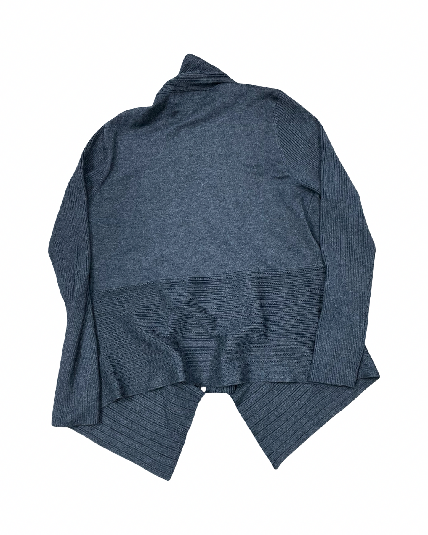 Cardigan By Liz Claiborne In Grey, Size:L
