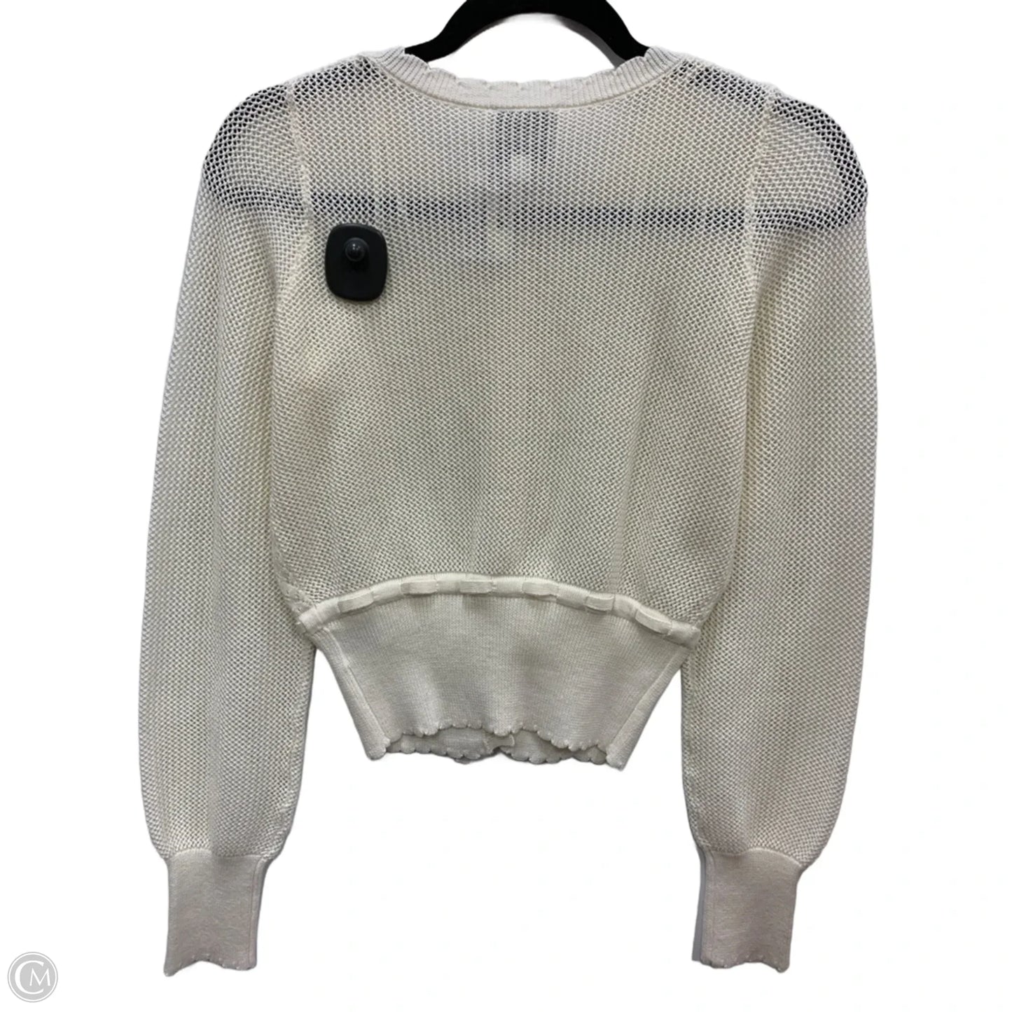 Sweater Cardigan By Pink Rose In Cream, Size: S