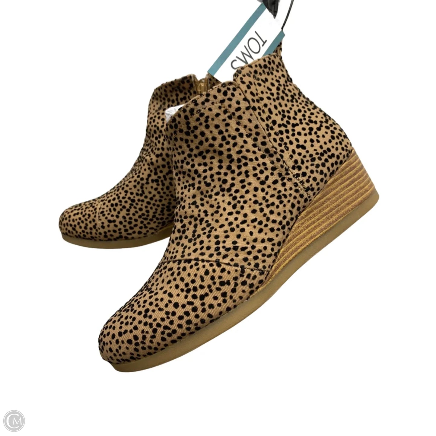 Shoes Heels Wedge By Toms In Animal Print, Size: 5