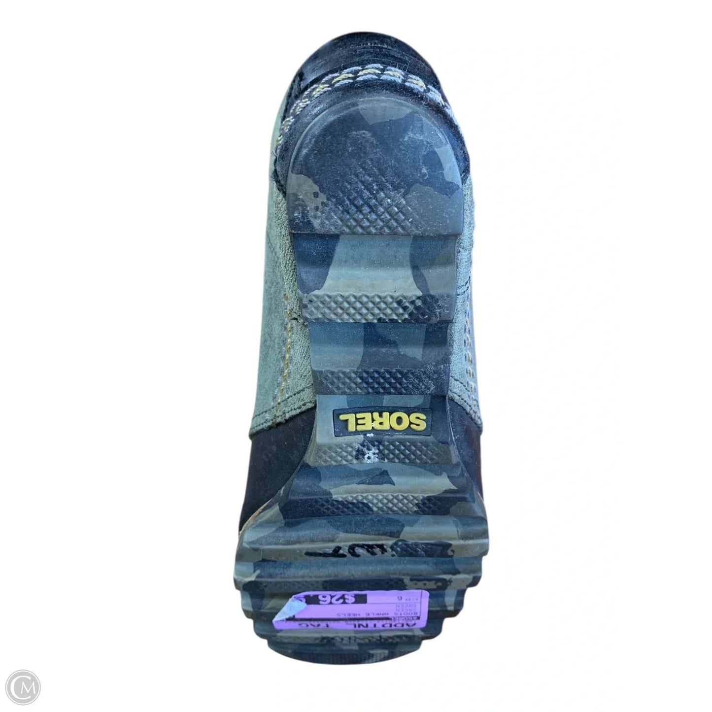 Boots Ankle Heels By Sorel In Green, Size: 6