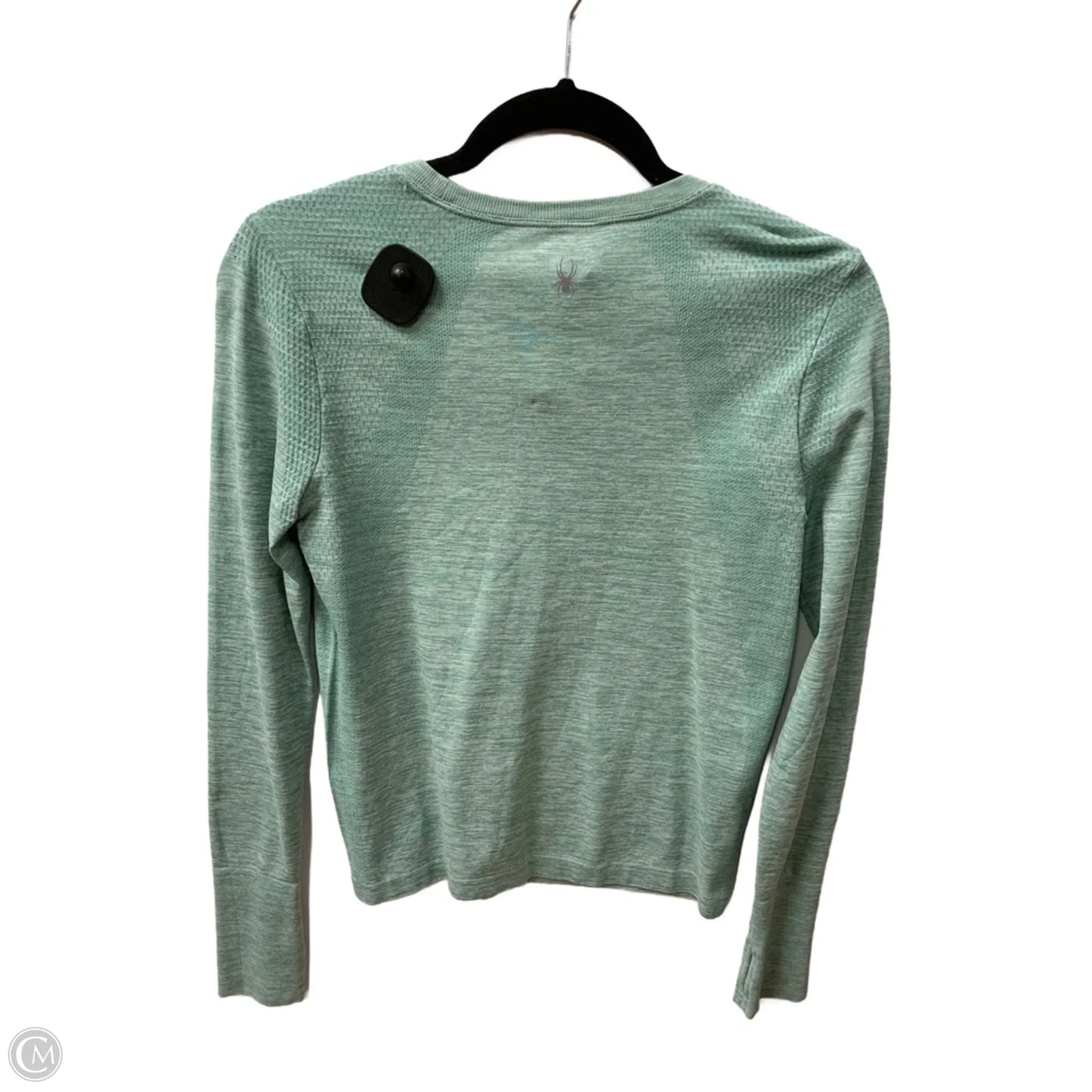 Athletic Top Long Sleeve Crewneck By Spyder In Green, Size: Xs