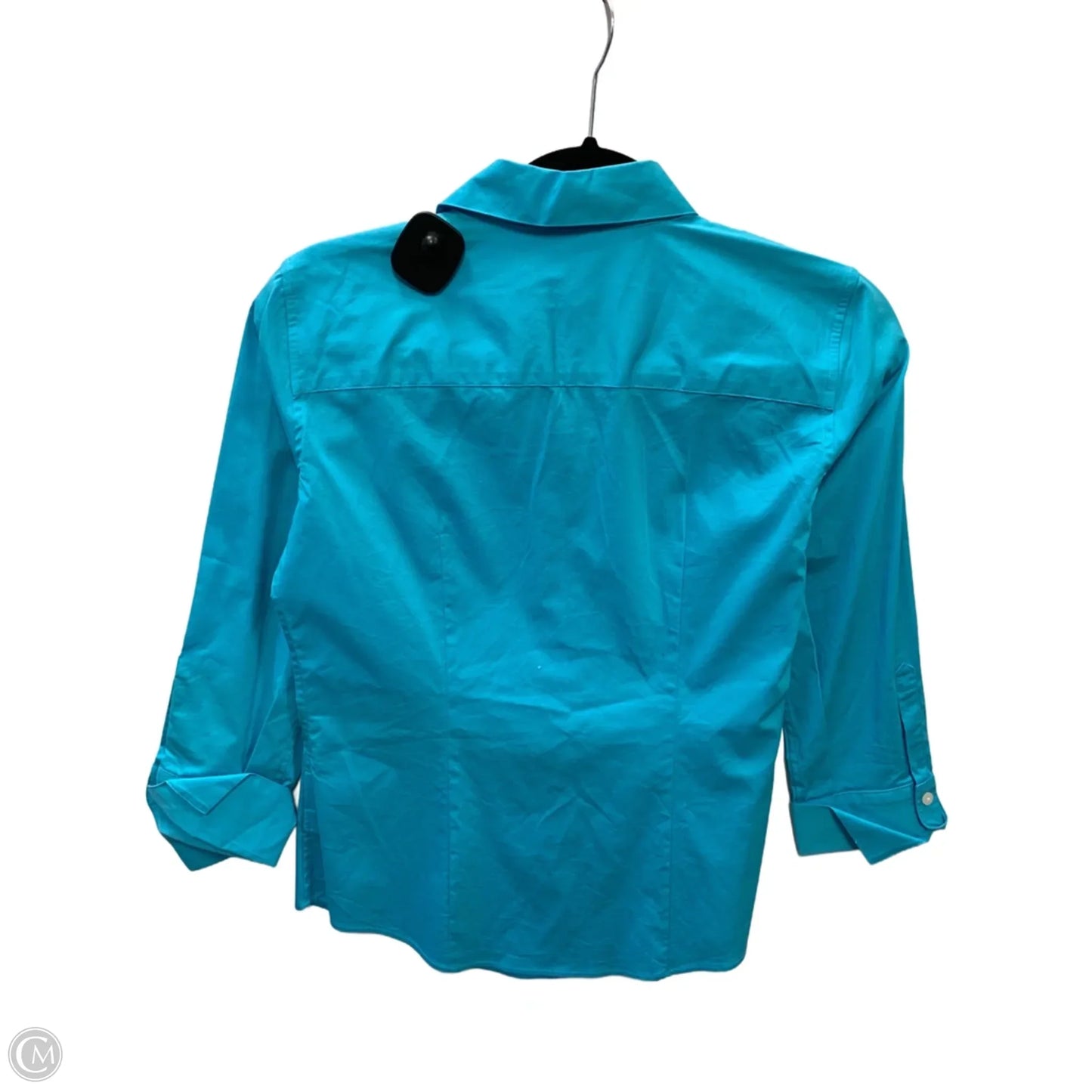 Top Long Sleeve By Brooks Brothers In Blue, Size: 0