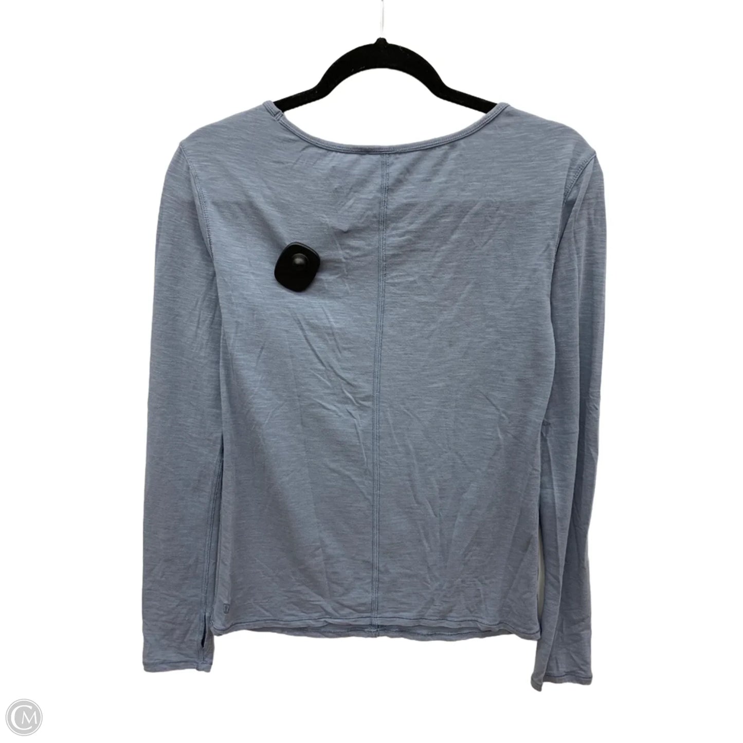 Athletic Top Long Sleeve Crewneck By Lululemon In Blue, Size: S