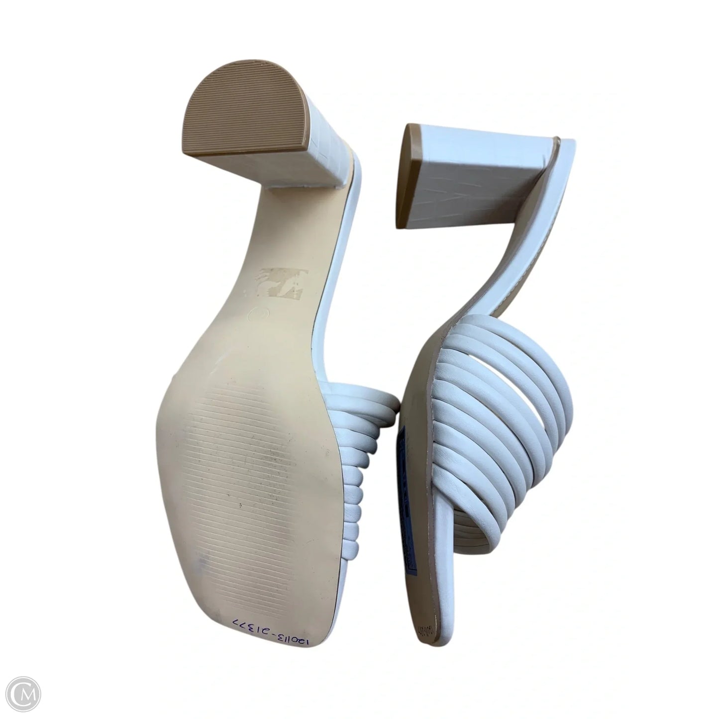 Shoes Heels Block By Cushionaire In White, Size: 7.5