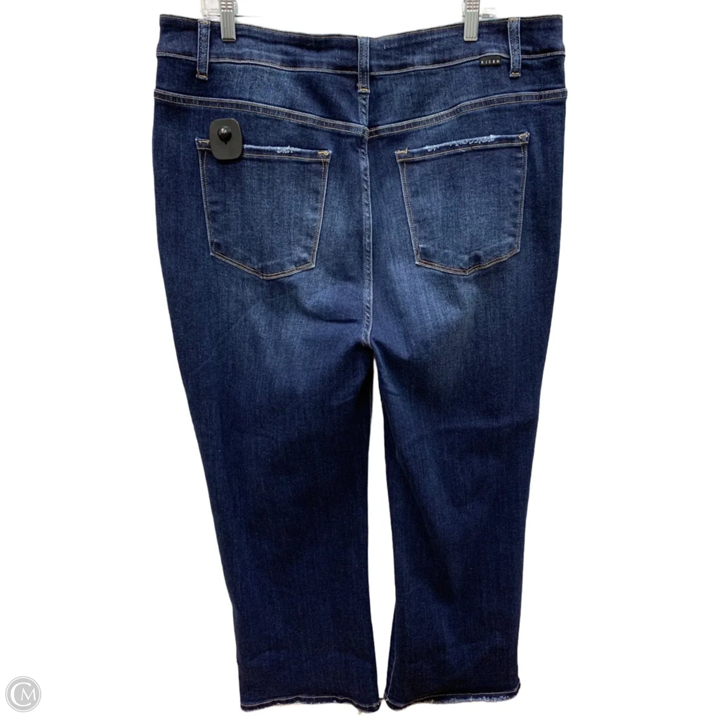 Jeans Straight By Risen In Blue Denim, Size: 3x
