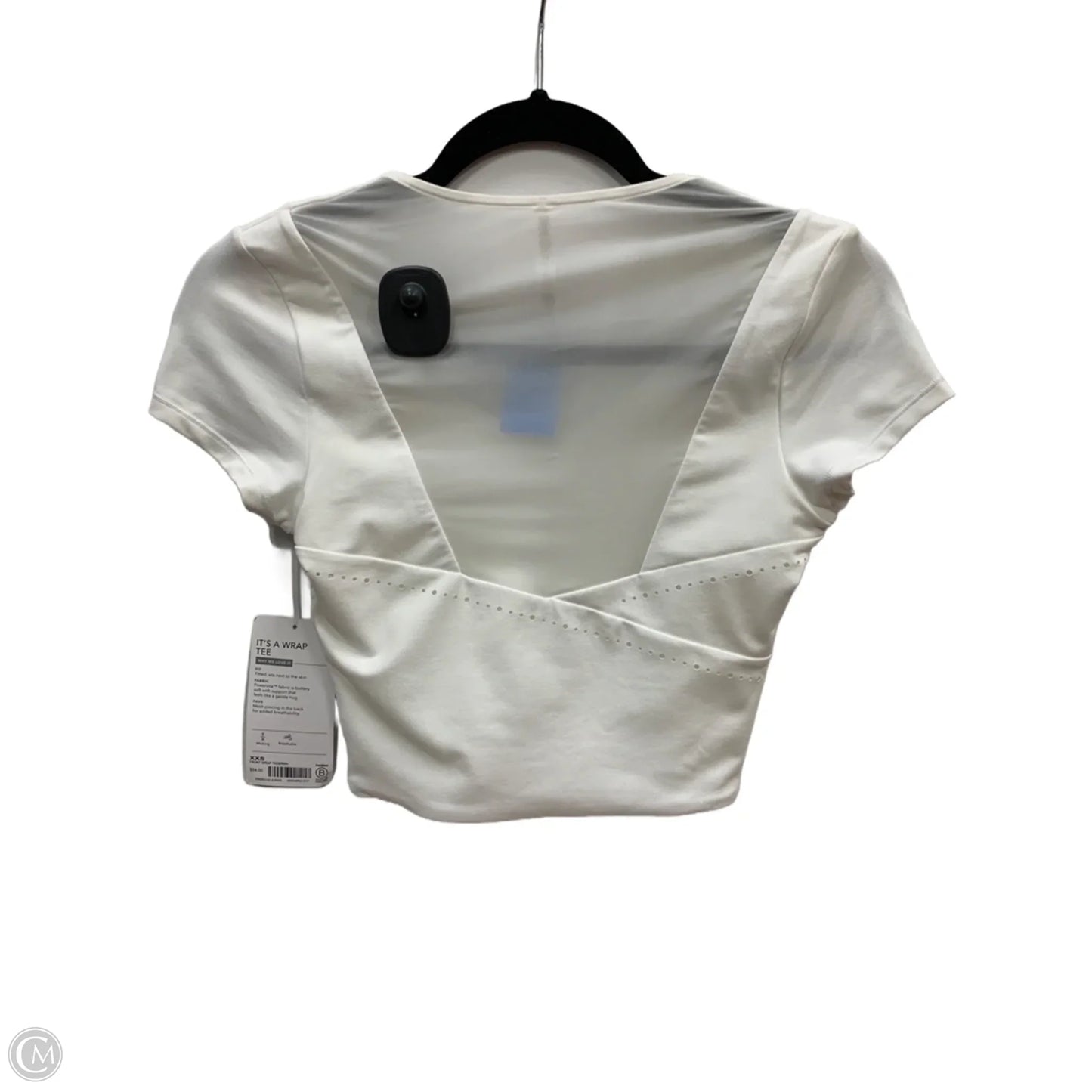 Athletic Top Short Sleeve By Athleta In White, Size: Xxs