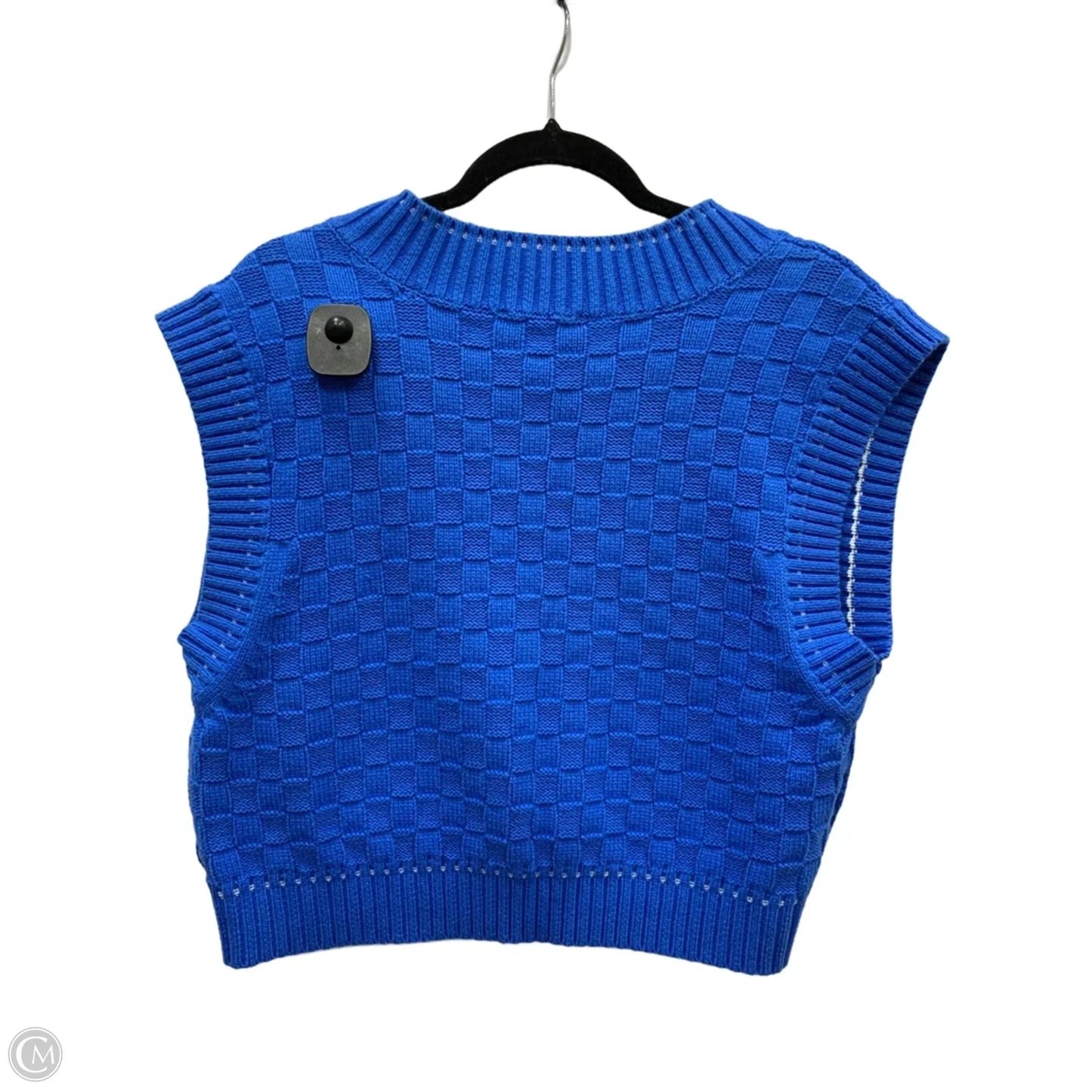 Vest Sweater By Day + Moon In Blue, Size: M