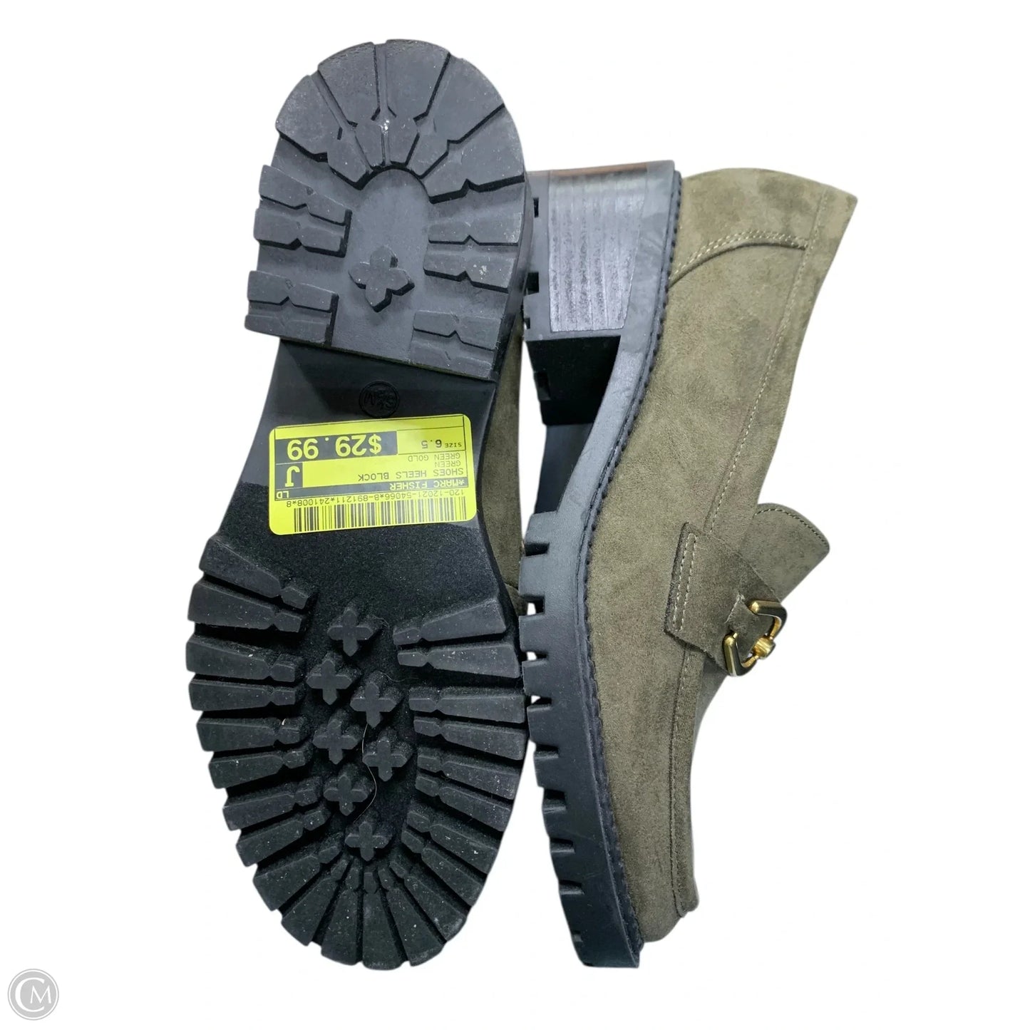 Shoes Heels Block By Marc Fisher In Green, Size: 6.5