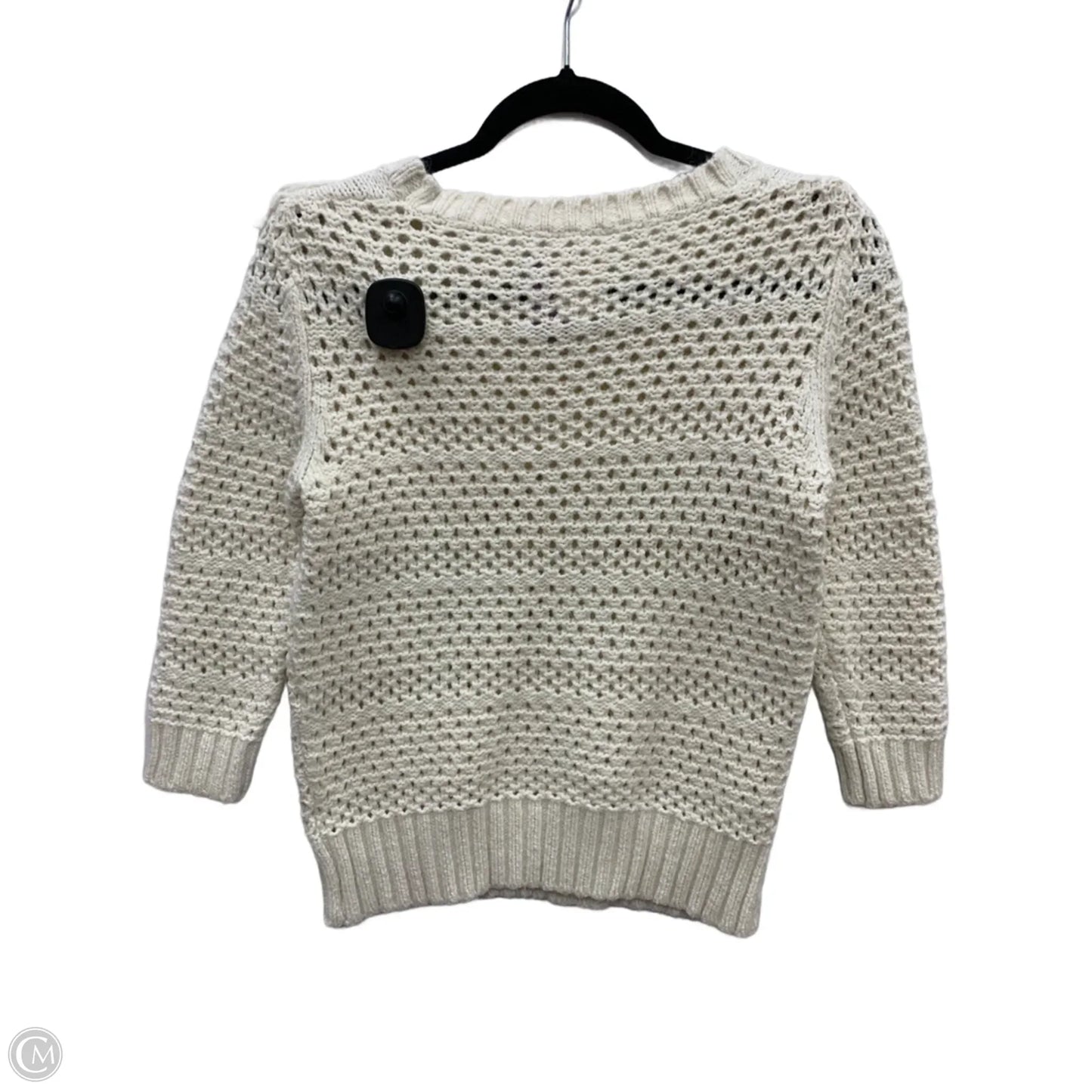 Sweater By Anthropologie In Cream, Size: M