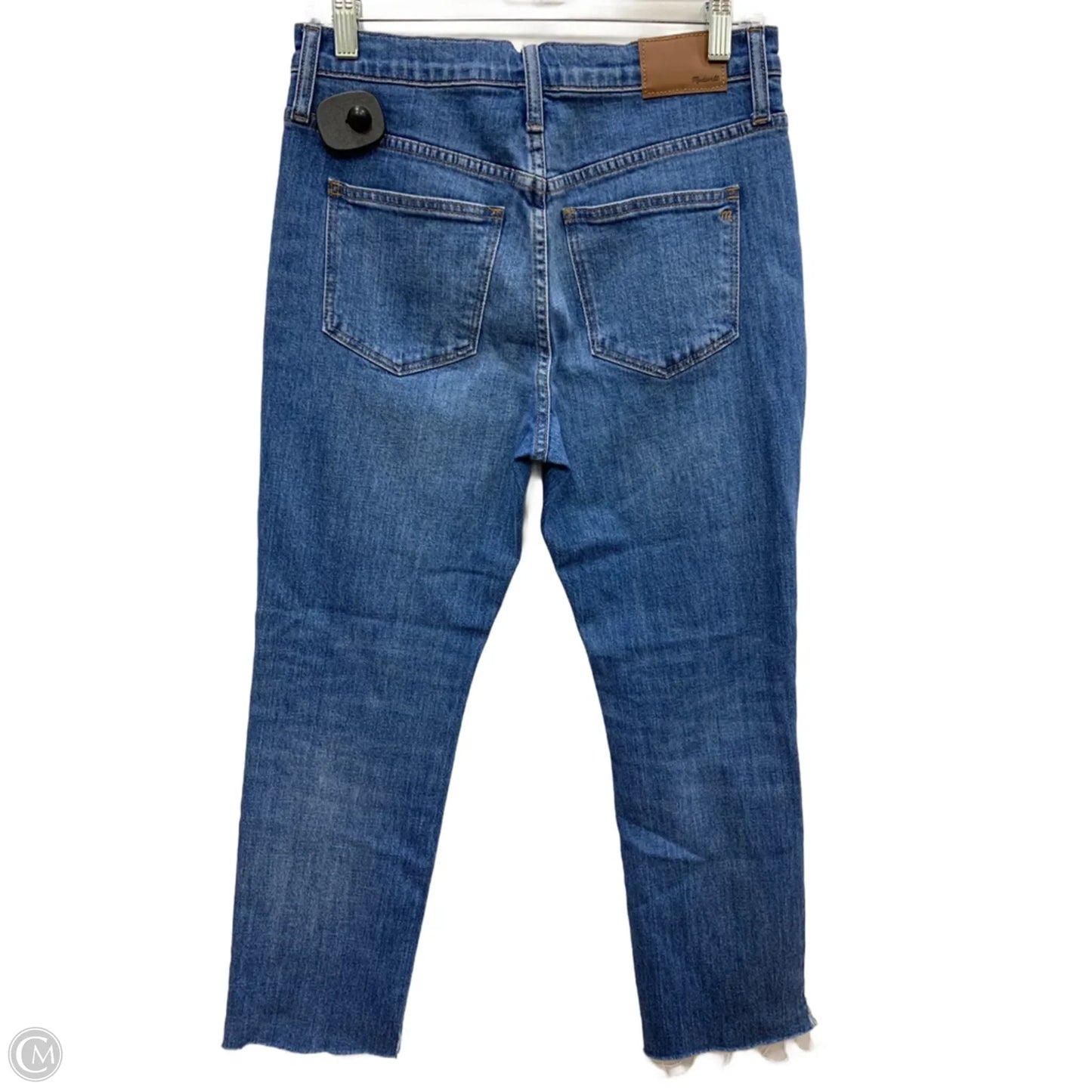 Jeans Straight By Madewell In Blue Denim, Size: 4