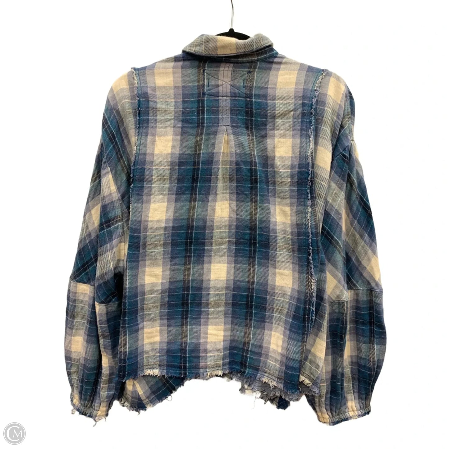 Jacket Shirt By We The Free In Blue, Size: S