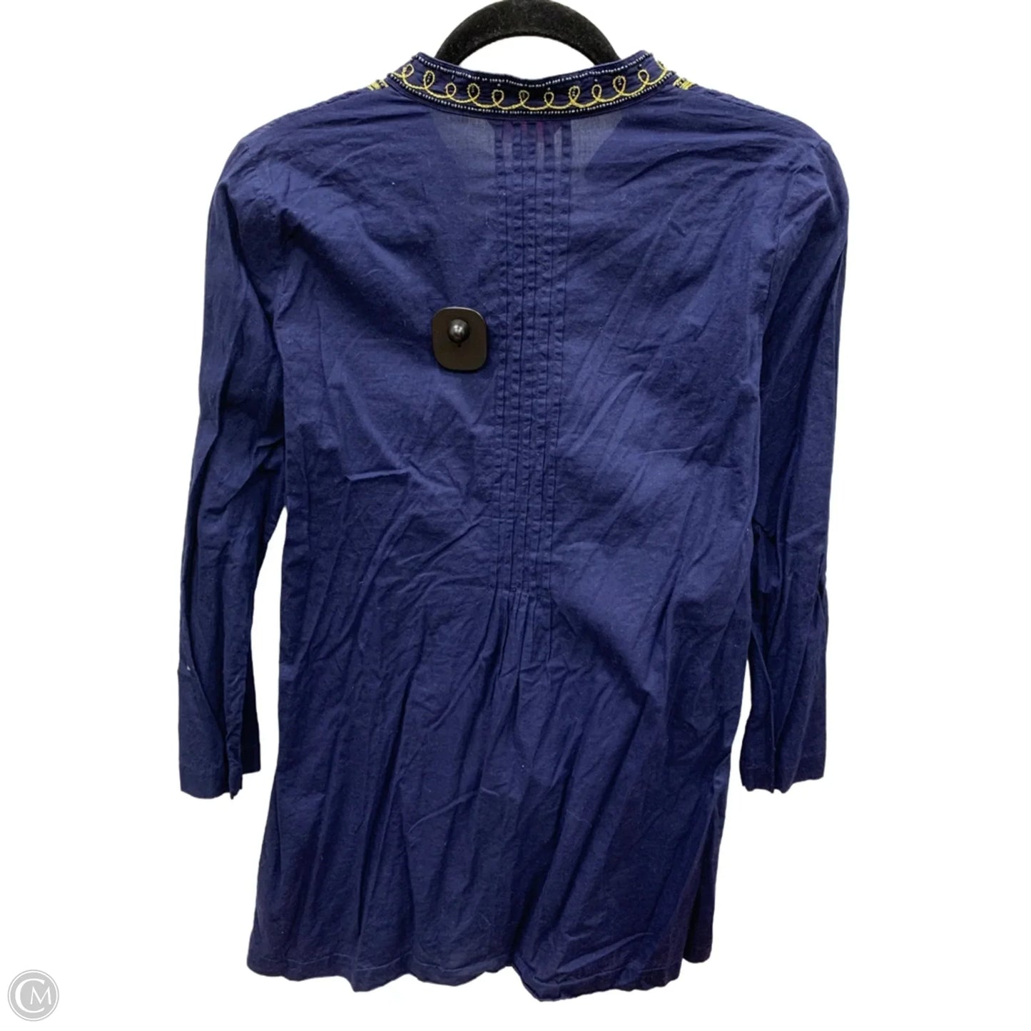 Top Long Sleeve Designer By Lilly Pulitzer In Navy, Size: S