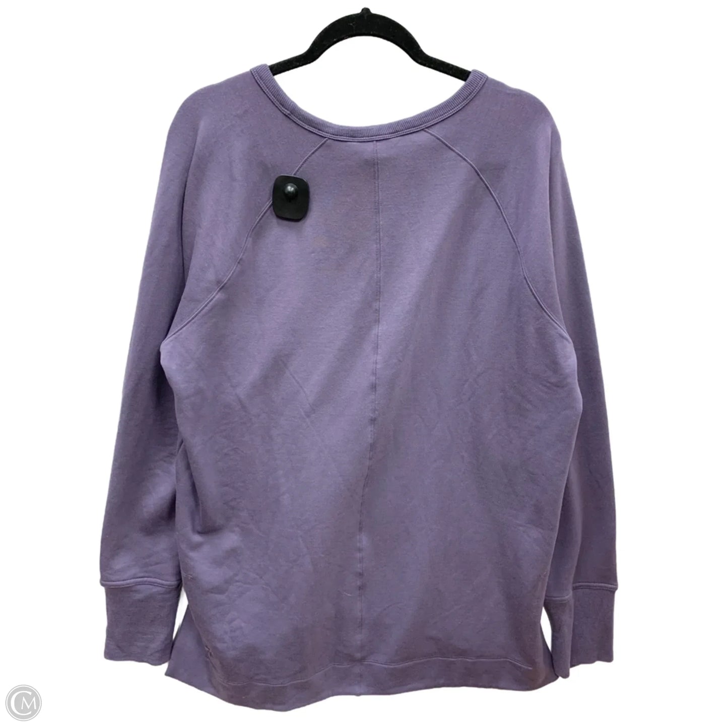 Sweatshirt Crewneck By Athleta In Purple, Size: L