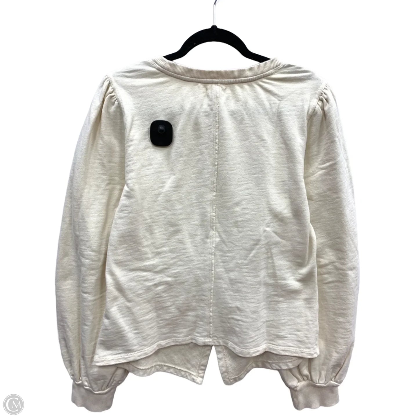 Sweatshirt Crewneck By Pilcro In Cream, Size: L