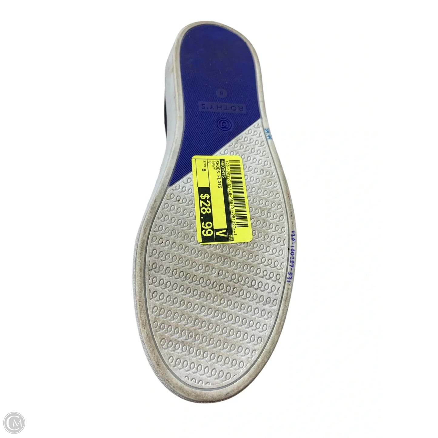 Shoes Flats By Rothys In Navy, Size: 8