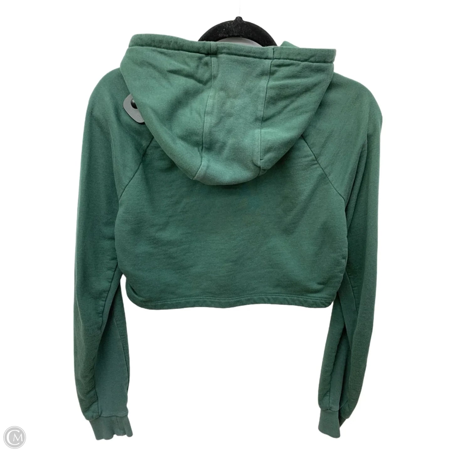 Athletic Sweatshirt Hoodie By Gym Shark In Green, Size: S