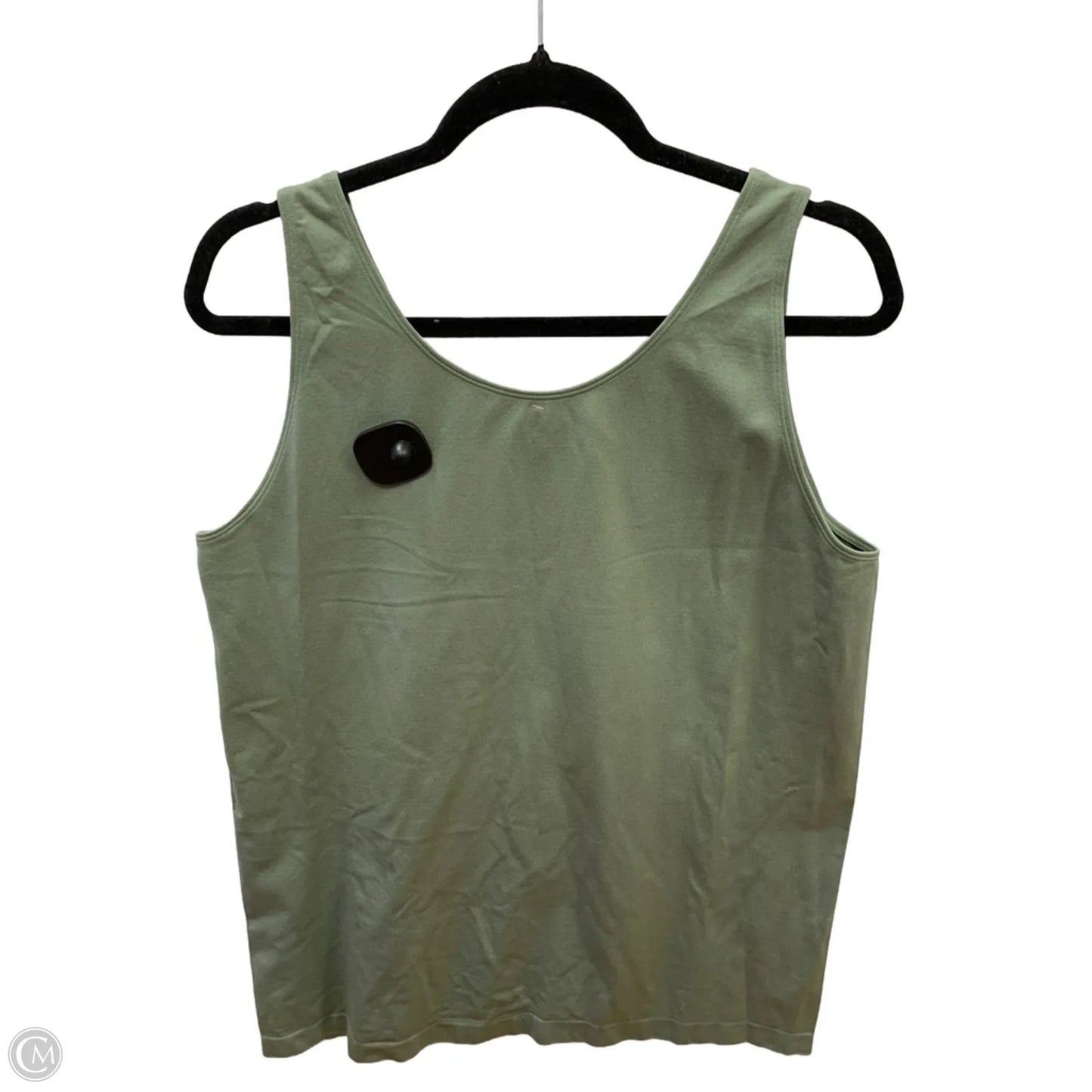 Athletic Tank Top By Cato In Green, Size: 22