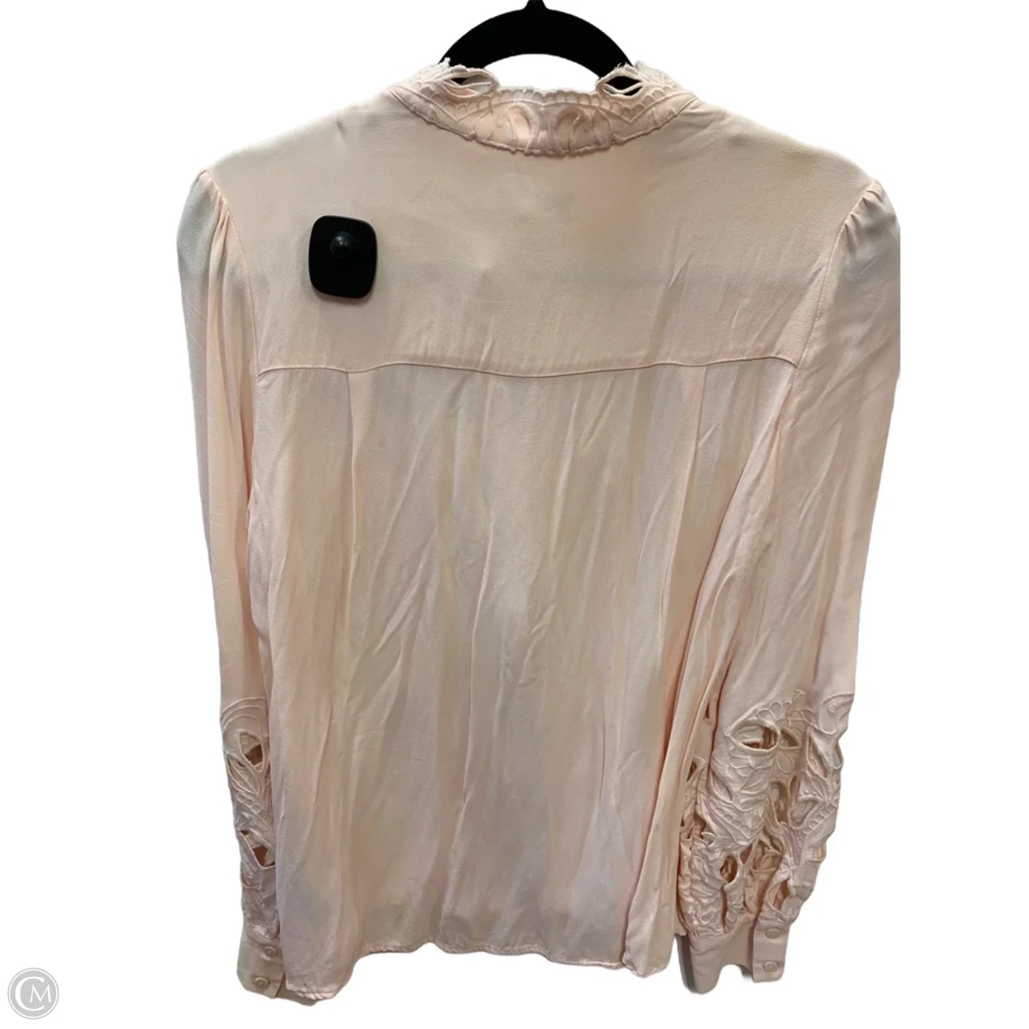 Top Long Sleeve By Reiss In Pink, Size: M