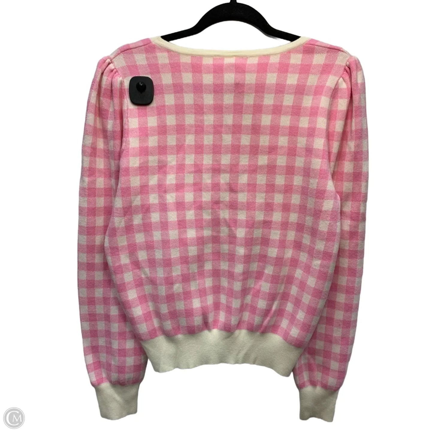 Sweater By Clothes Mentor In Cream & Pink, Size: L