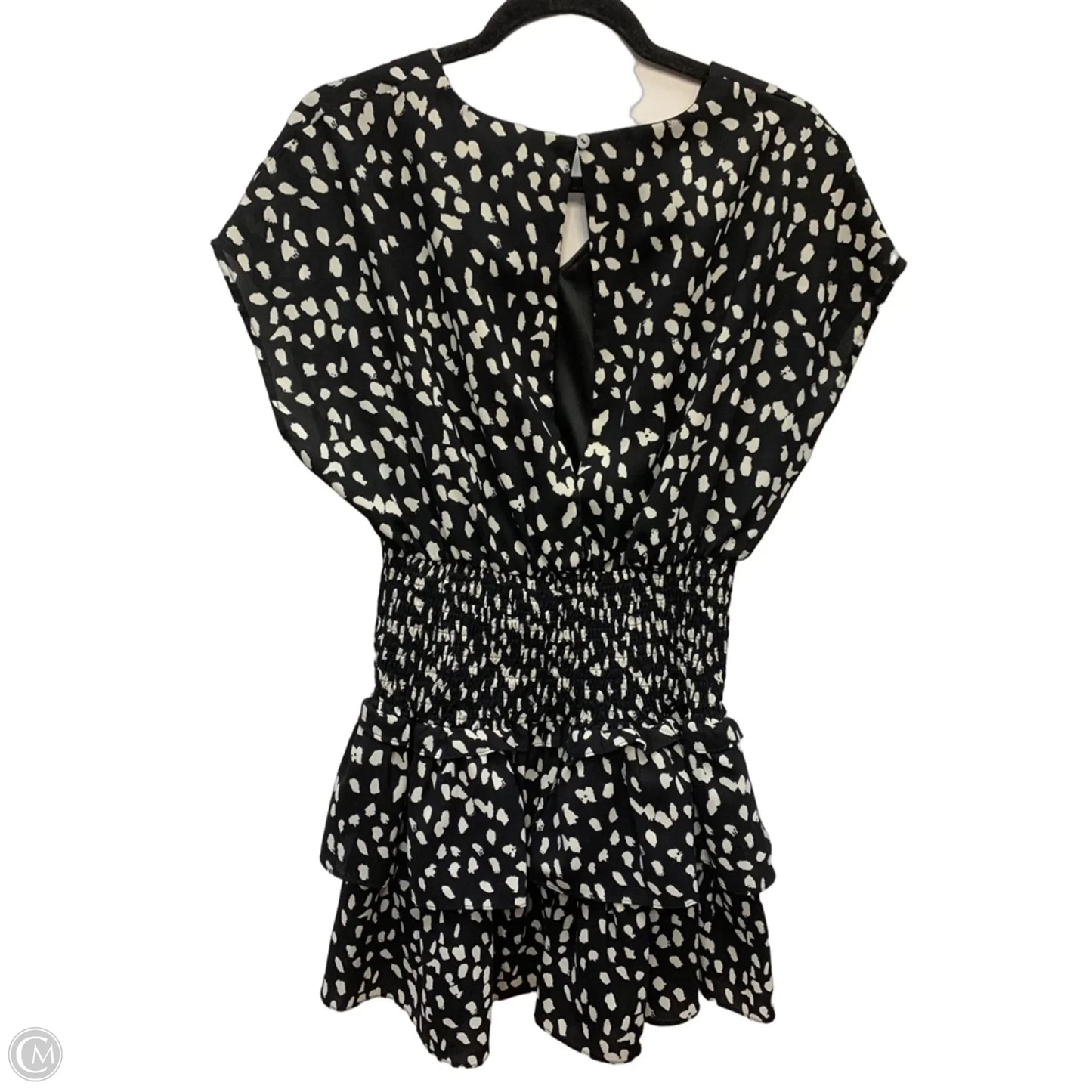 Dress Party Short By She + Sky In Black & Cream, Size: M