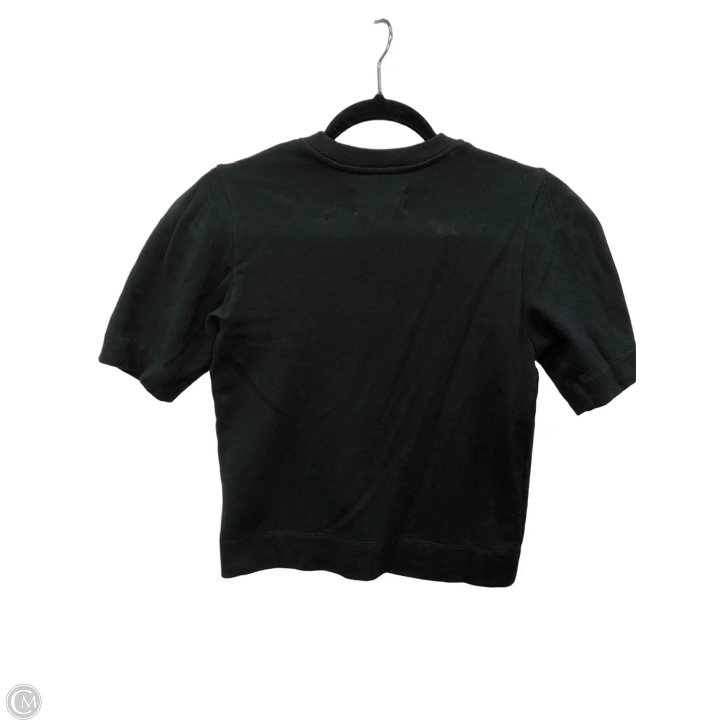 Blouse Short Sleeve By Everlane In Black, Size: S