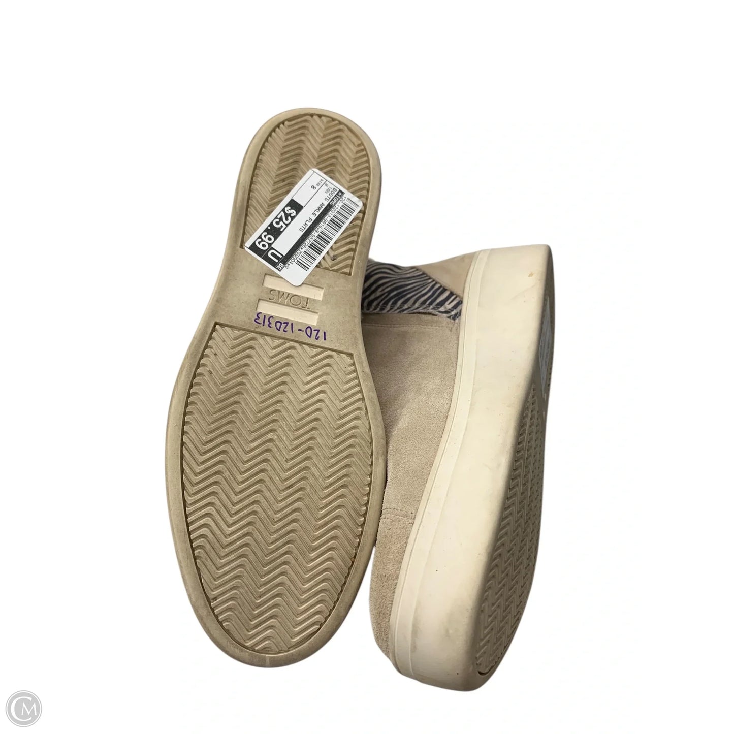 Boots Ankle Flats By Toms In Tan, Size: 8