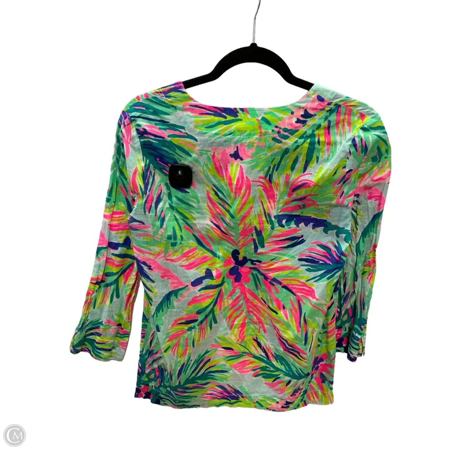 Top Long Sleeve Designer By Lilly Pulitzer In Multi-colored, Size: S