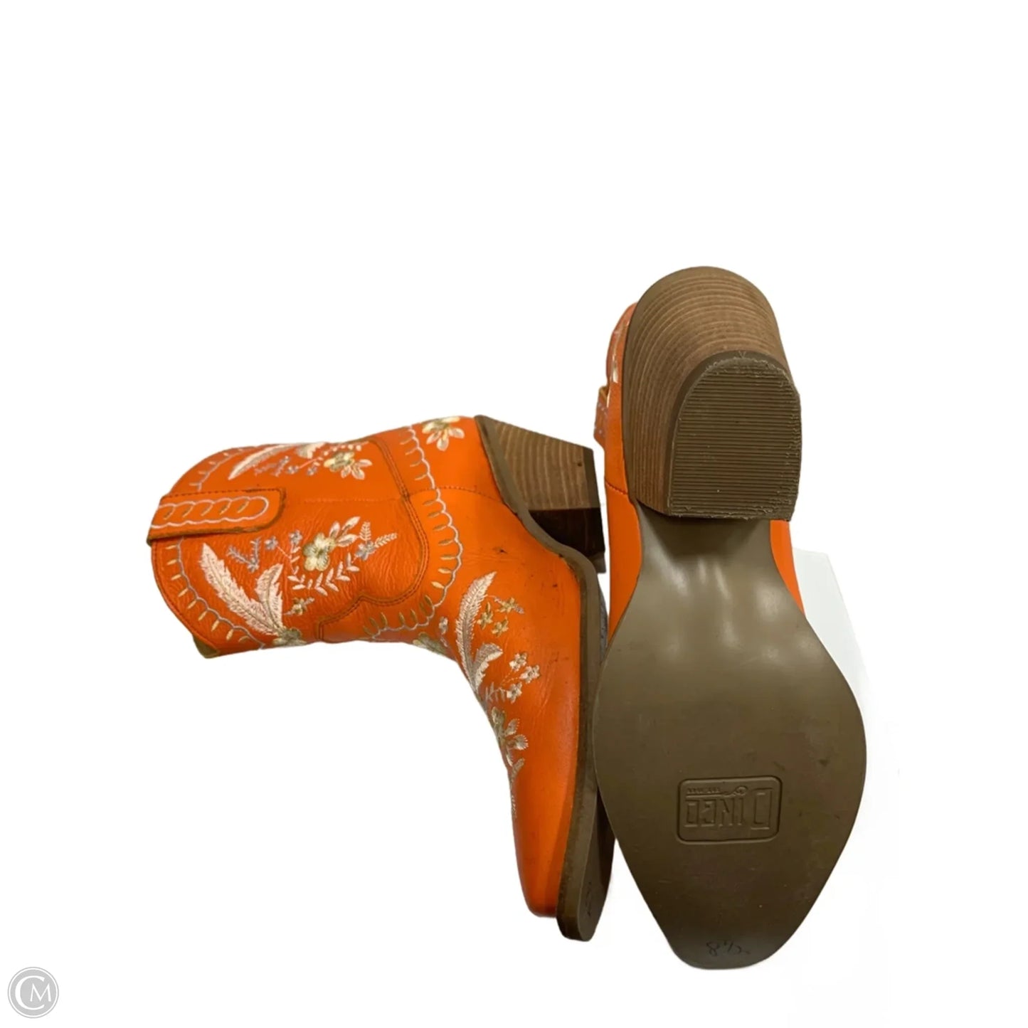 Boots Western By Dingo In Orange, Size: 8.5