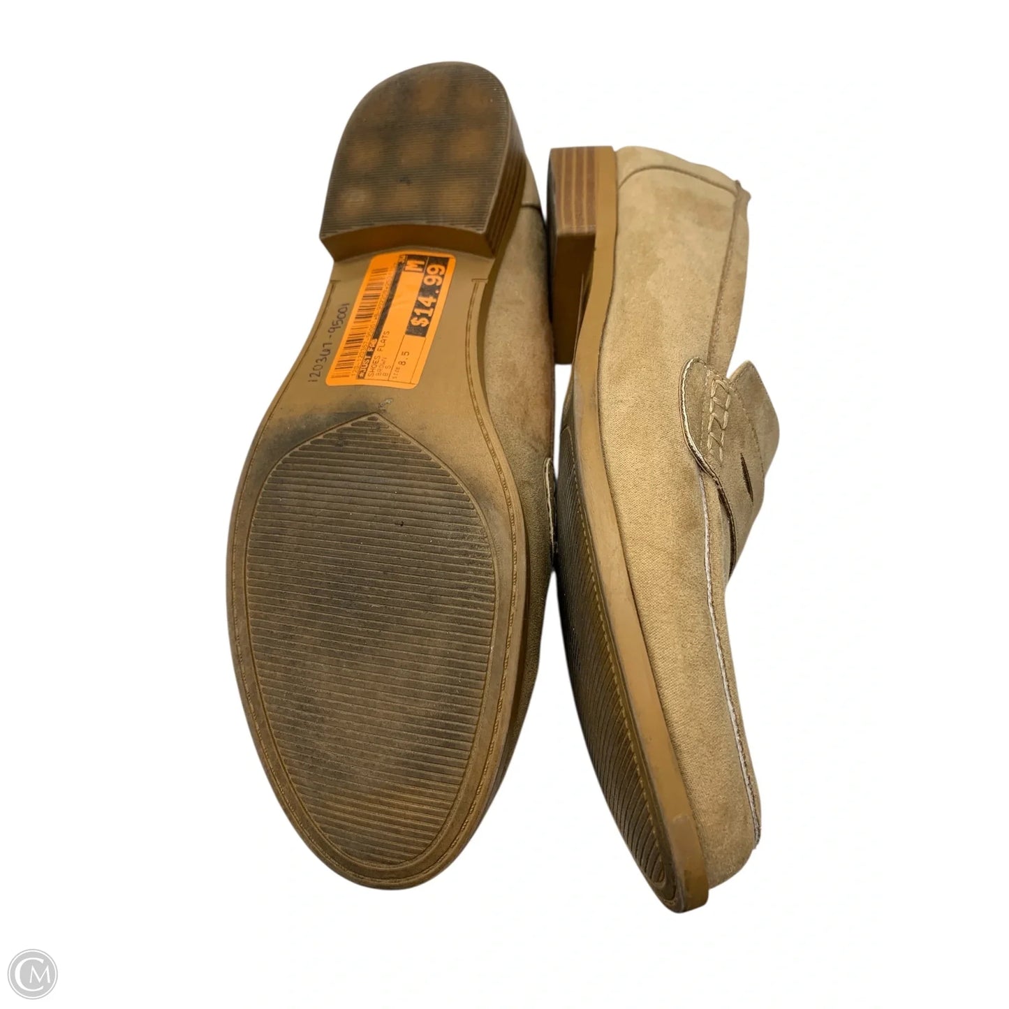 Shoes Flats By Just Fab In Brown, Size: 8.5