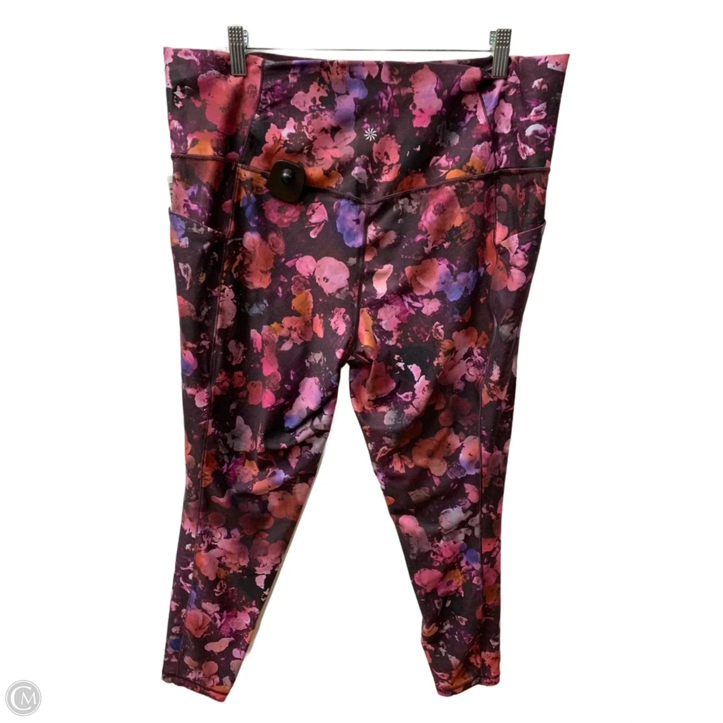 Athletic Leggings Capris By Athleta In Purple, Size: 2x