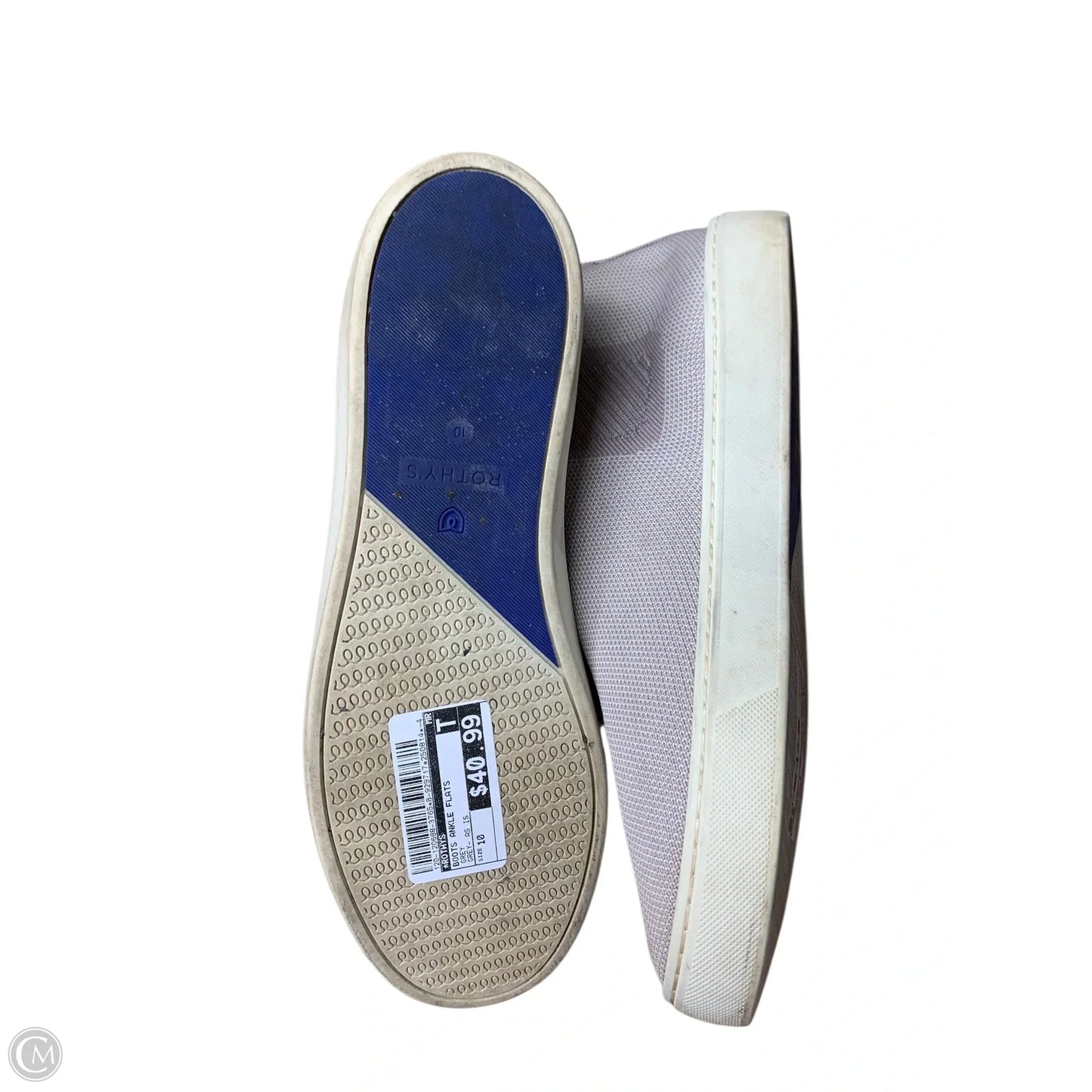 Boots Ankle Flats By Rothys In Grey, Size: 10