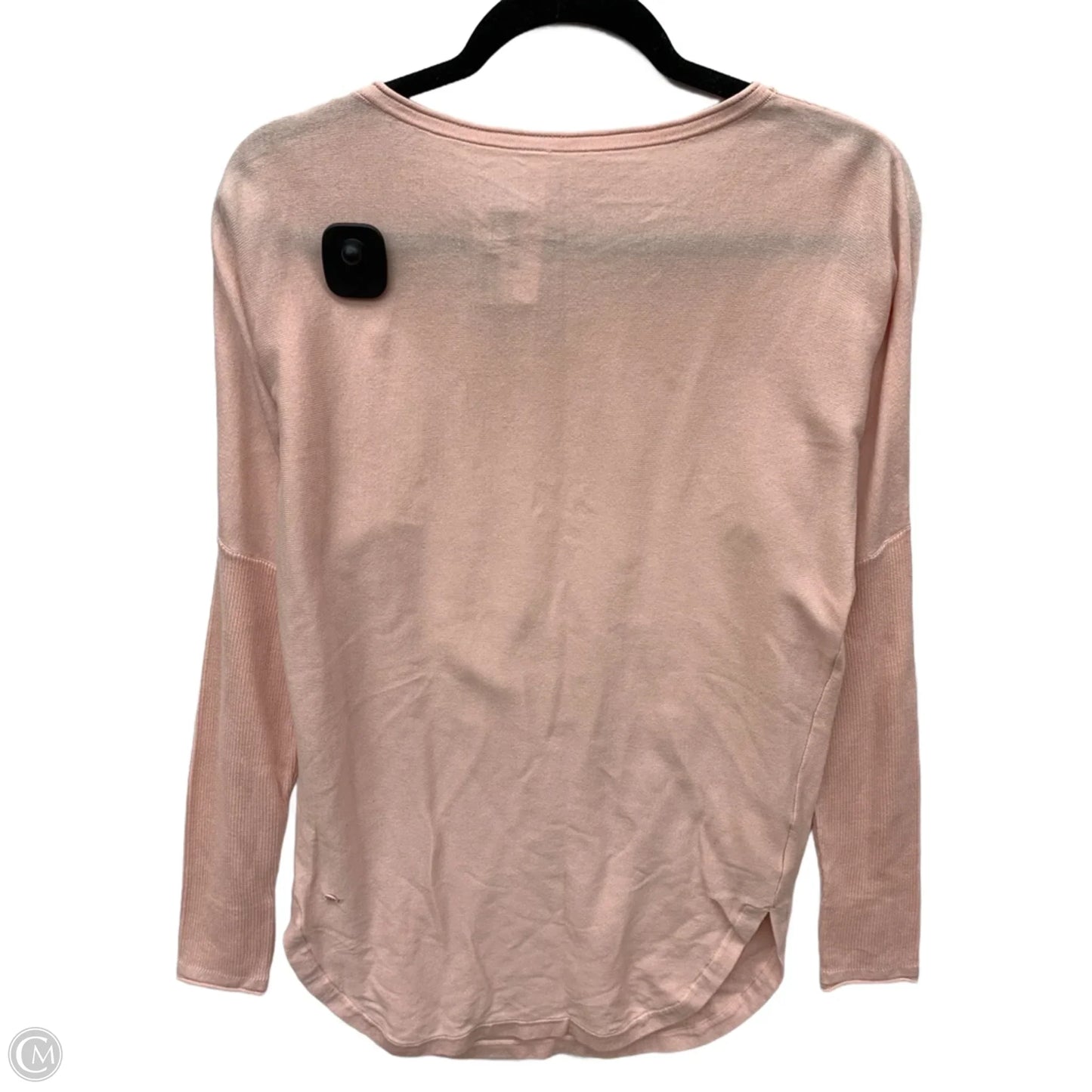 Athletic Top Long Sleeve Collar By Lululemon In Pink, Size: 6